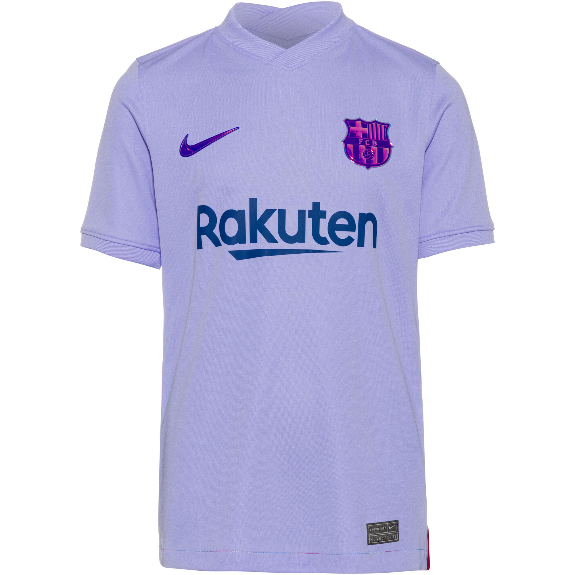 NIKE Funkcionalna majica 'FC Barcelona 2021/22' svetlo lila / modra / malina / svetlo roza / črna - Pepit.si