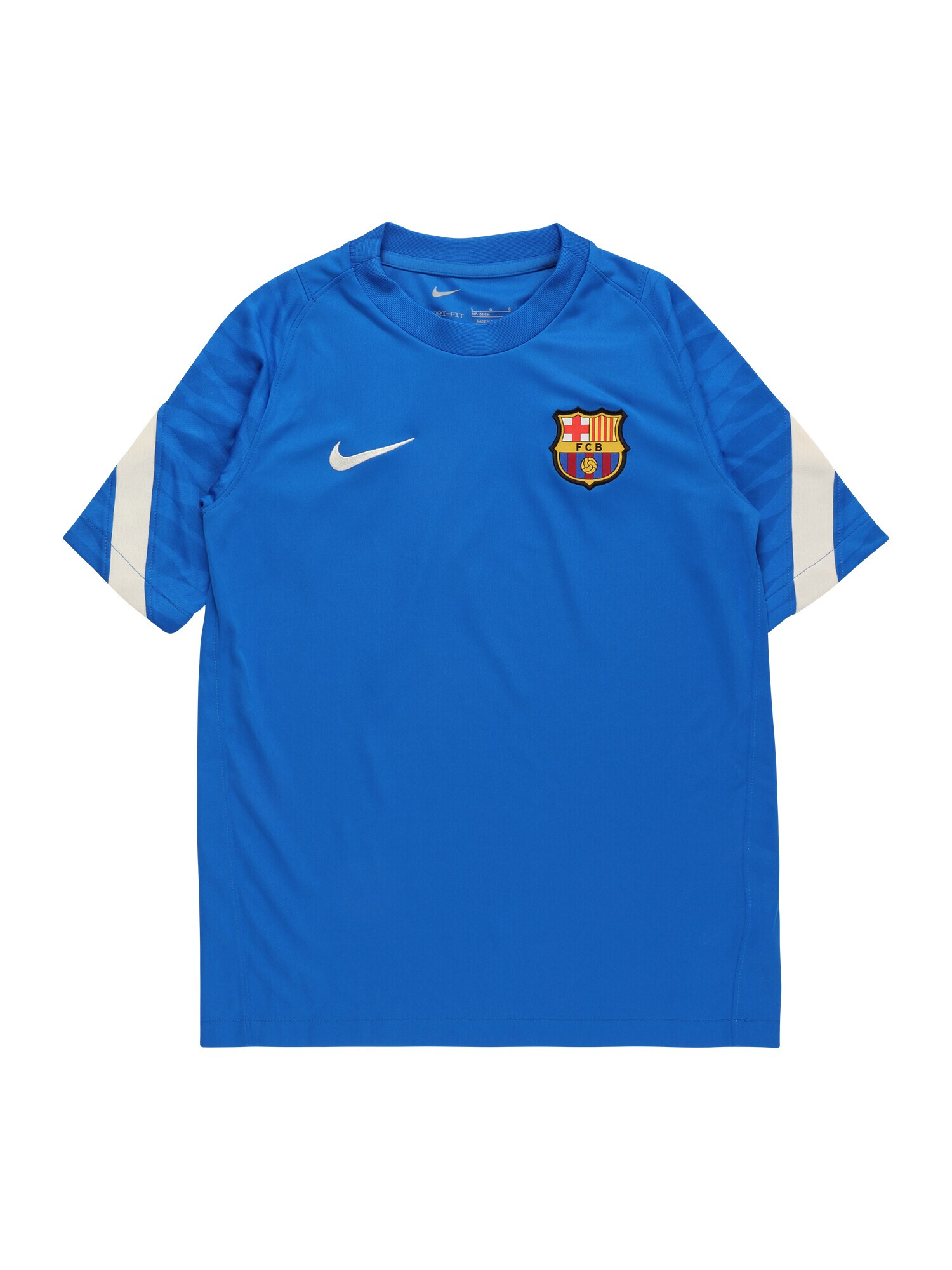 NIKE Funkcionalna majica 'FC Barcelona' kraljevo modra / bela / črna / zlato-rumena / apno - Pepit.si