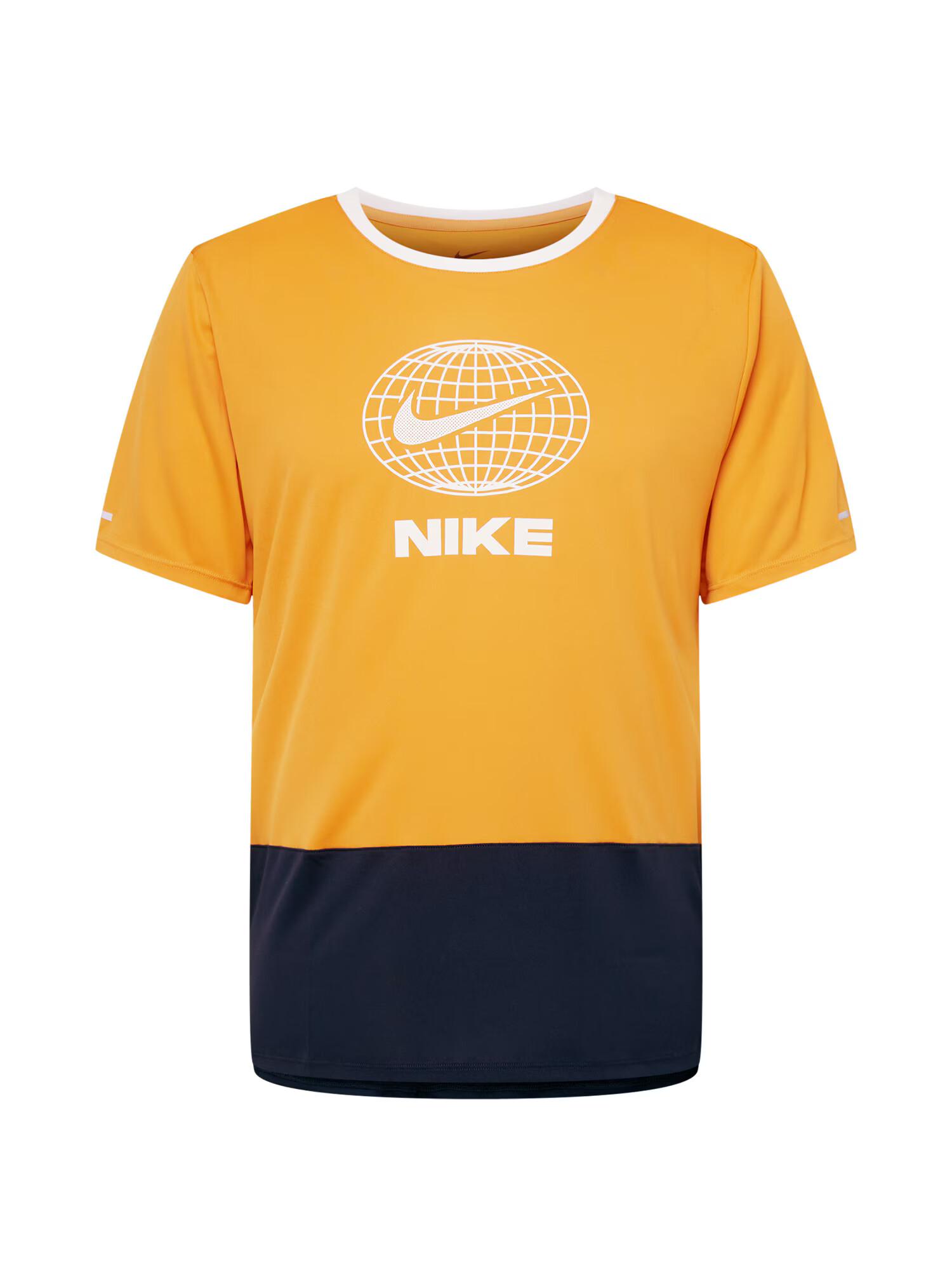 NIKE Funkcionalna majica mornarska / kari / bela - Pepit.si