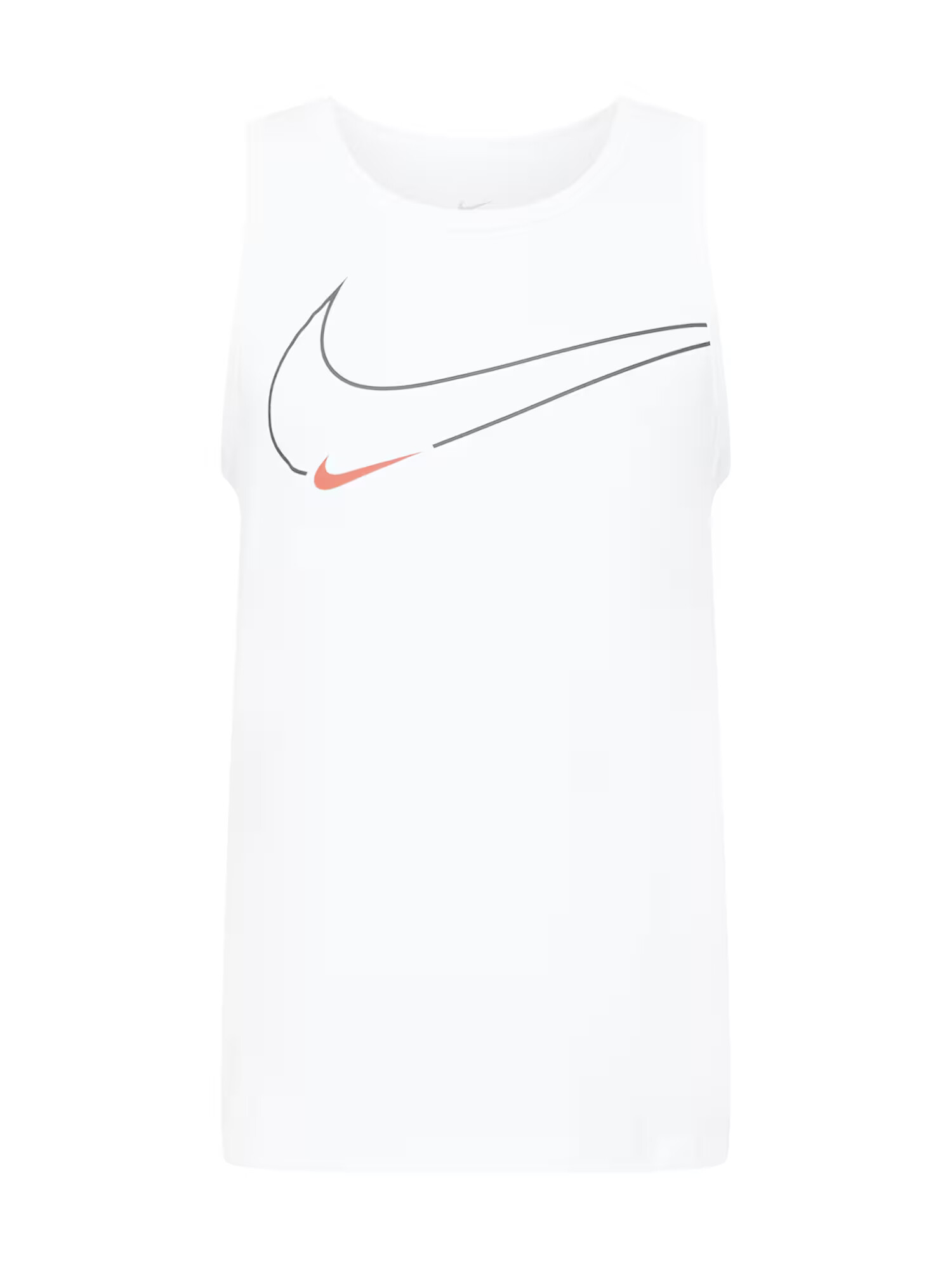 NIKE Funkcionalna majica rdeča / črna / bela - Pepit.si