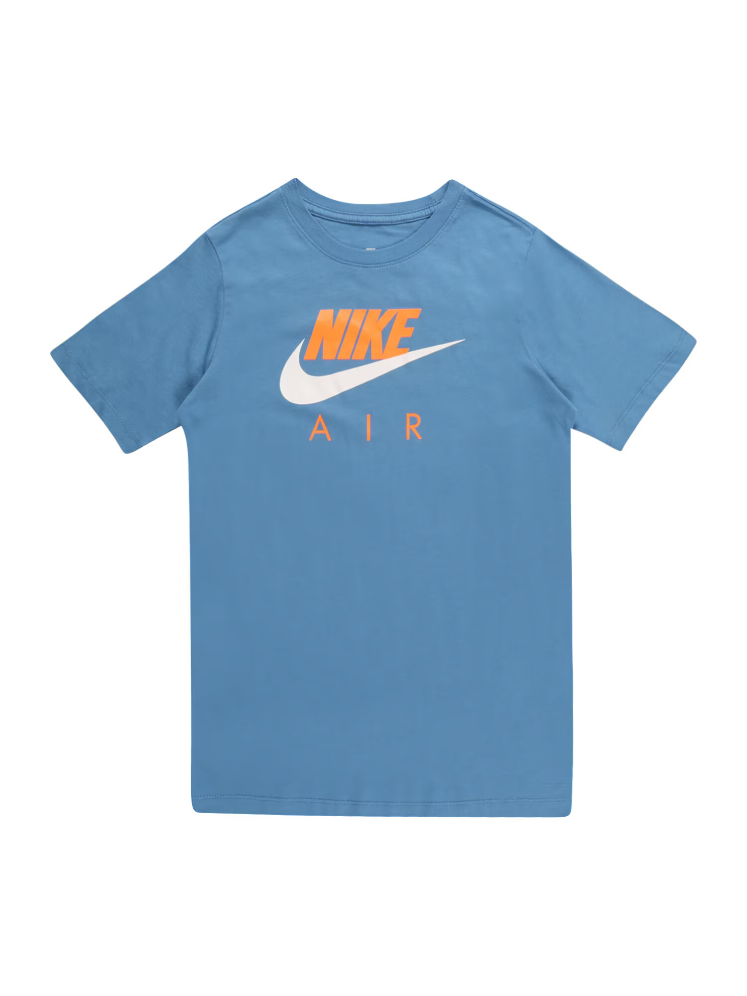 NIKE Funkcionalna majica dimno modra / bela / oranžna - Pepit.si