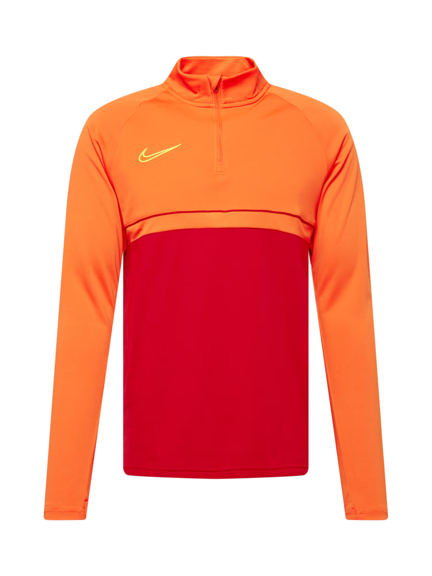 NIKE Športna majica 'Academy' ognjeno rdeča / oranžna / rumena - Pepit.si