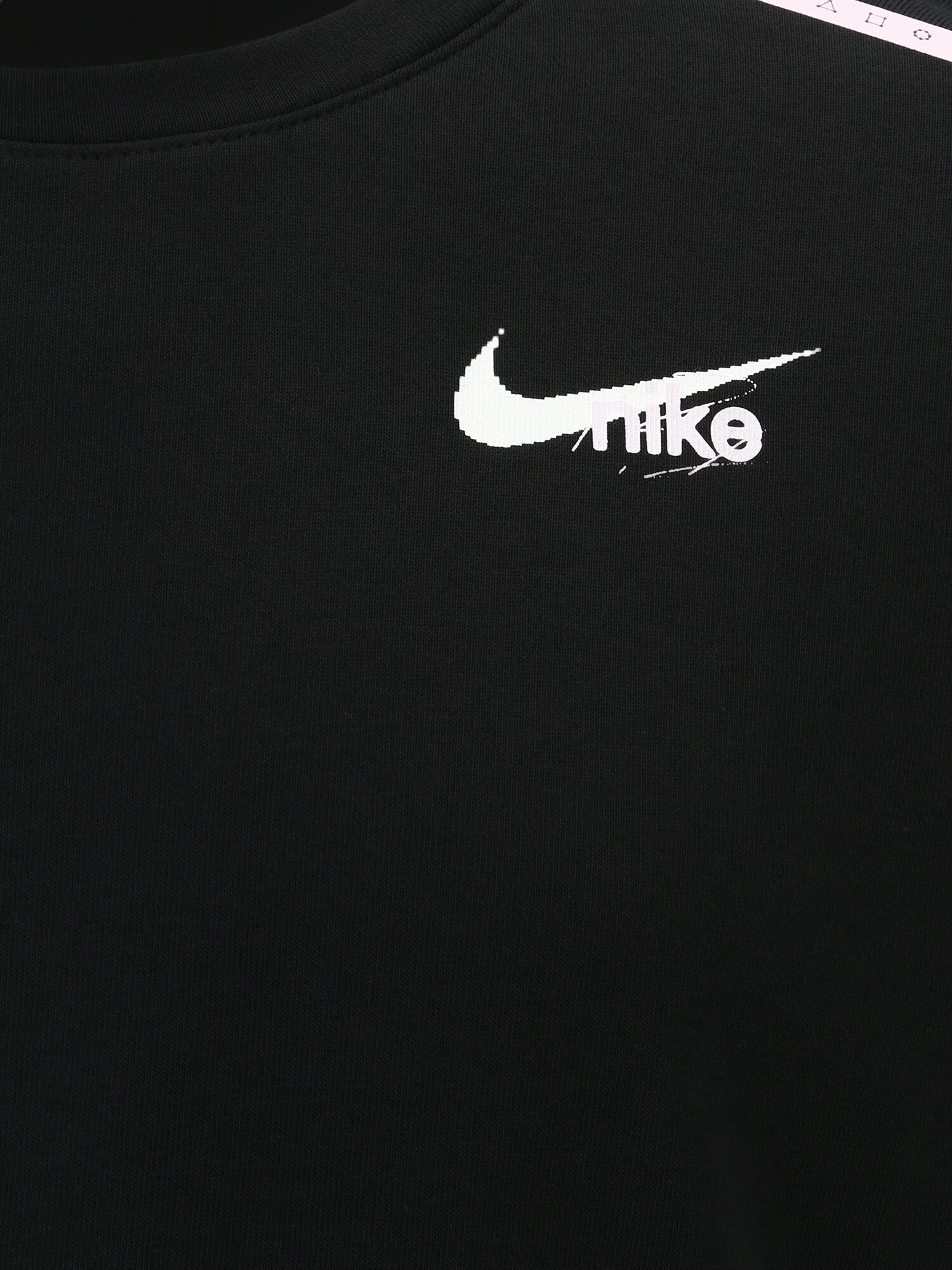 NIKE Športna majica črna / bela - Pepit.si