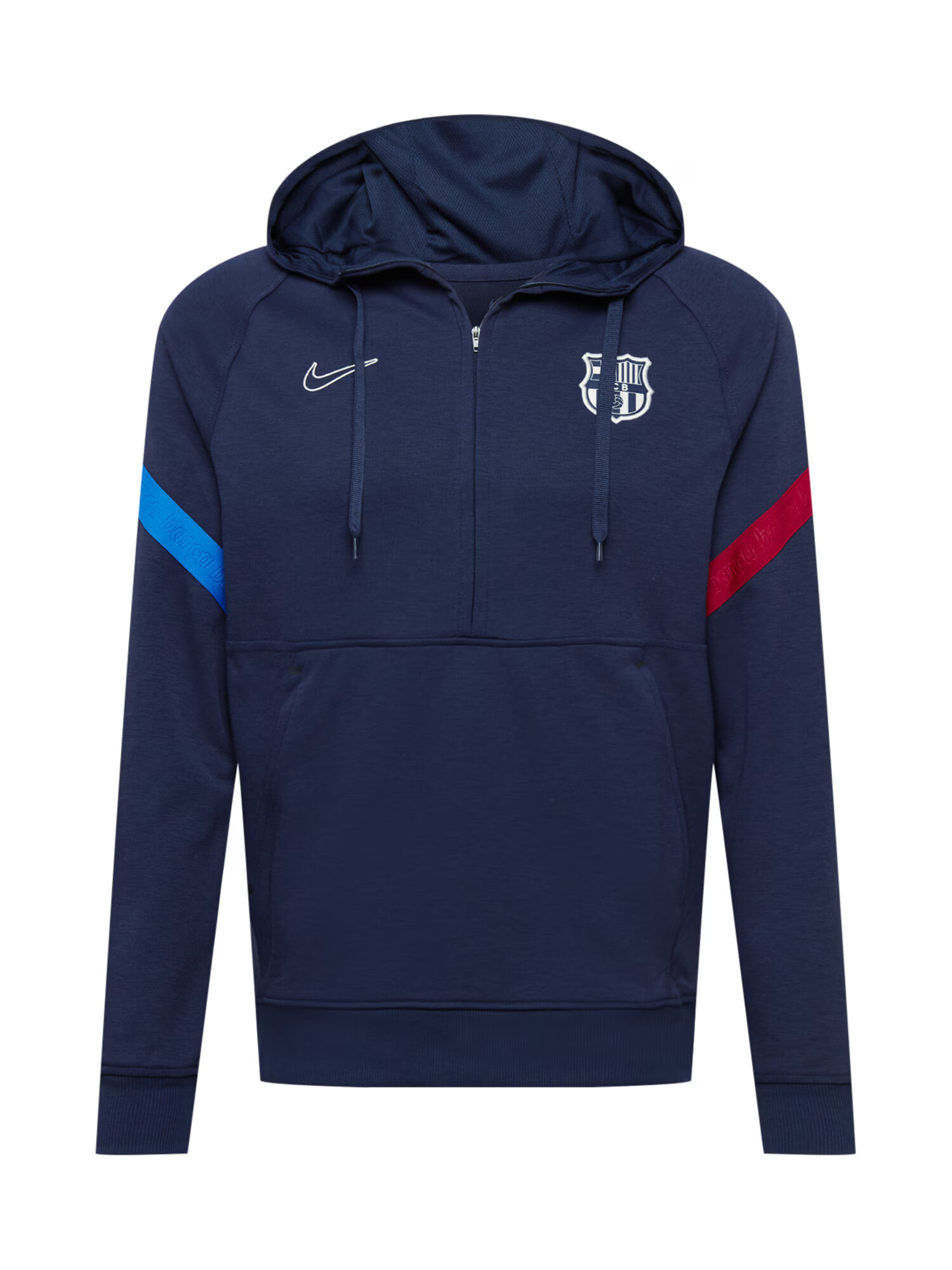 NIKE Športna majica 'FC Barcelona' mornarska / nebeško modra / rdeča / bela - Pepit.si