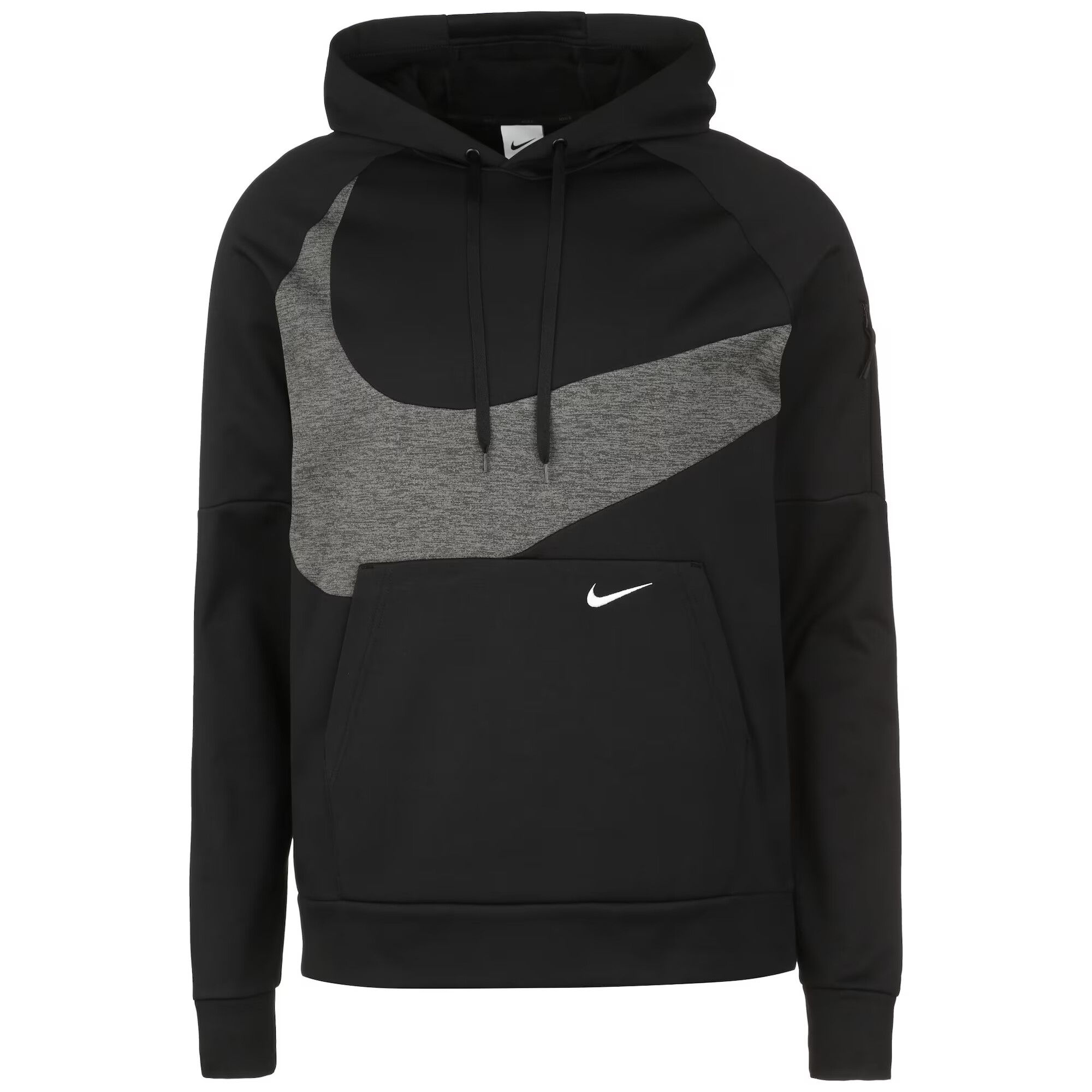 NIKE Športna majica temno siva / črna / bela - Pepit.si