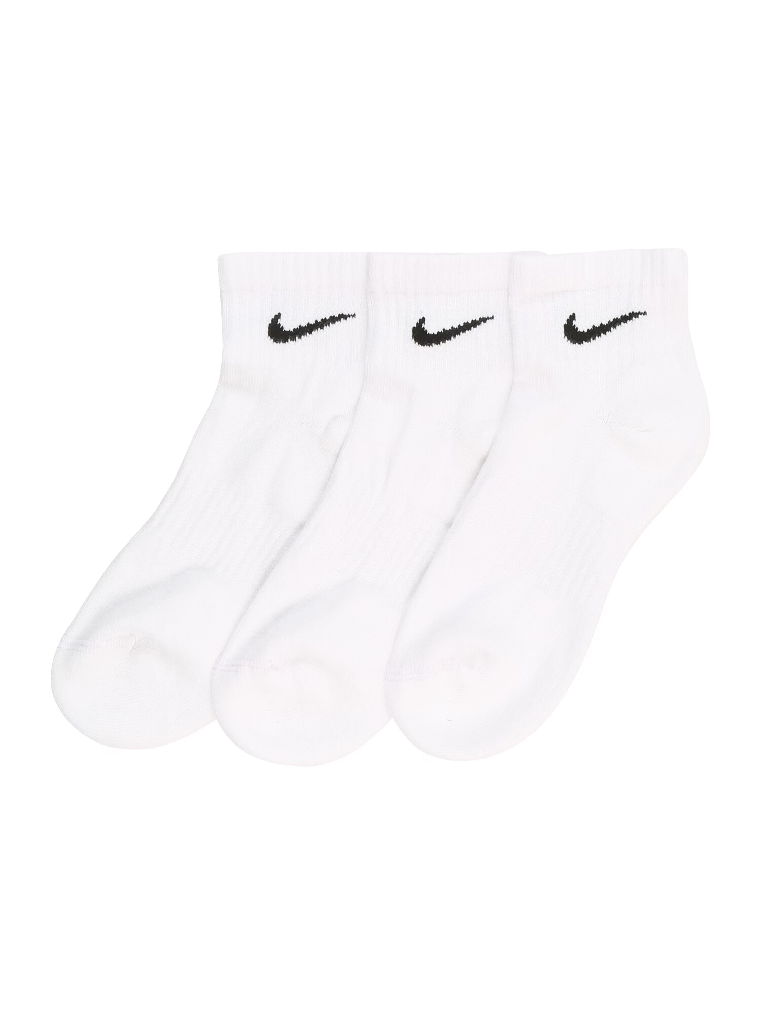 NIKE Športne nogavice 'EVERYDAY CUSH' črna / bela - Pepit.si