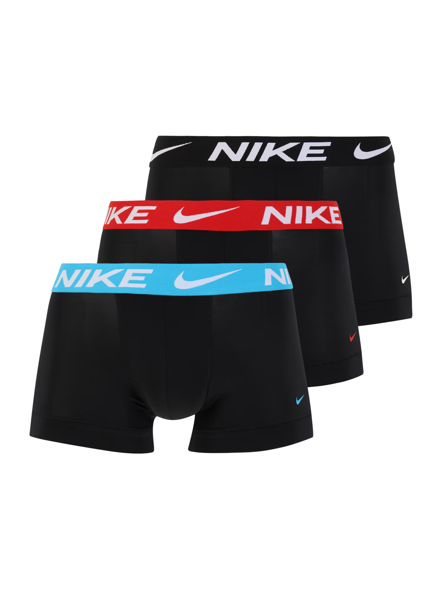 NIKE Športne spodnjice azur / živo rdeča / črna / off-bela - Pepit.si