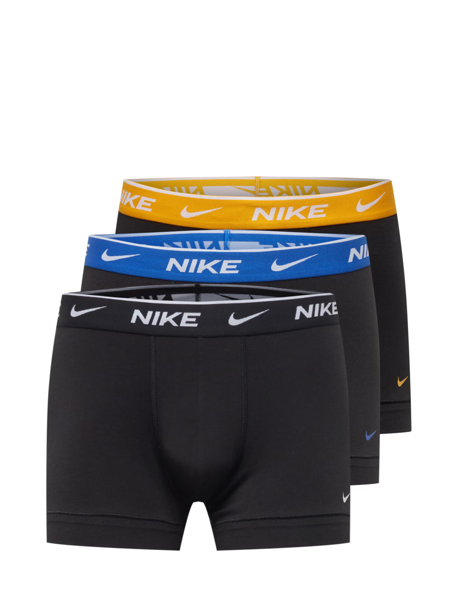 NIKE Športne spodnjice modra / zlato-rumena / črna / bela - Pepit.si