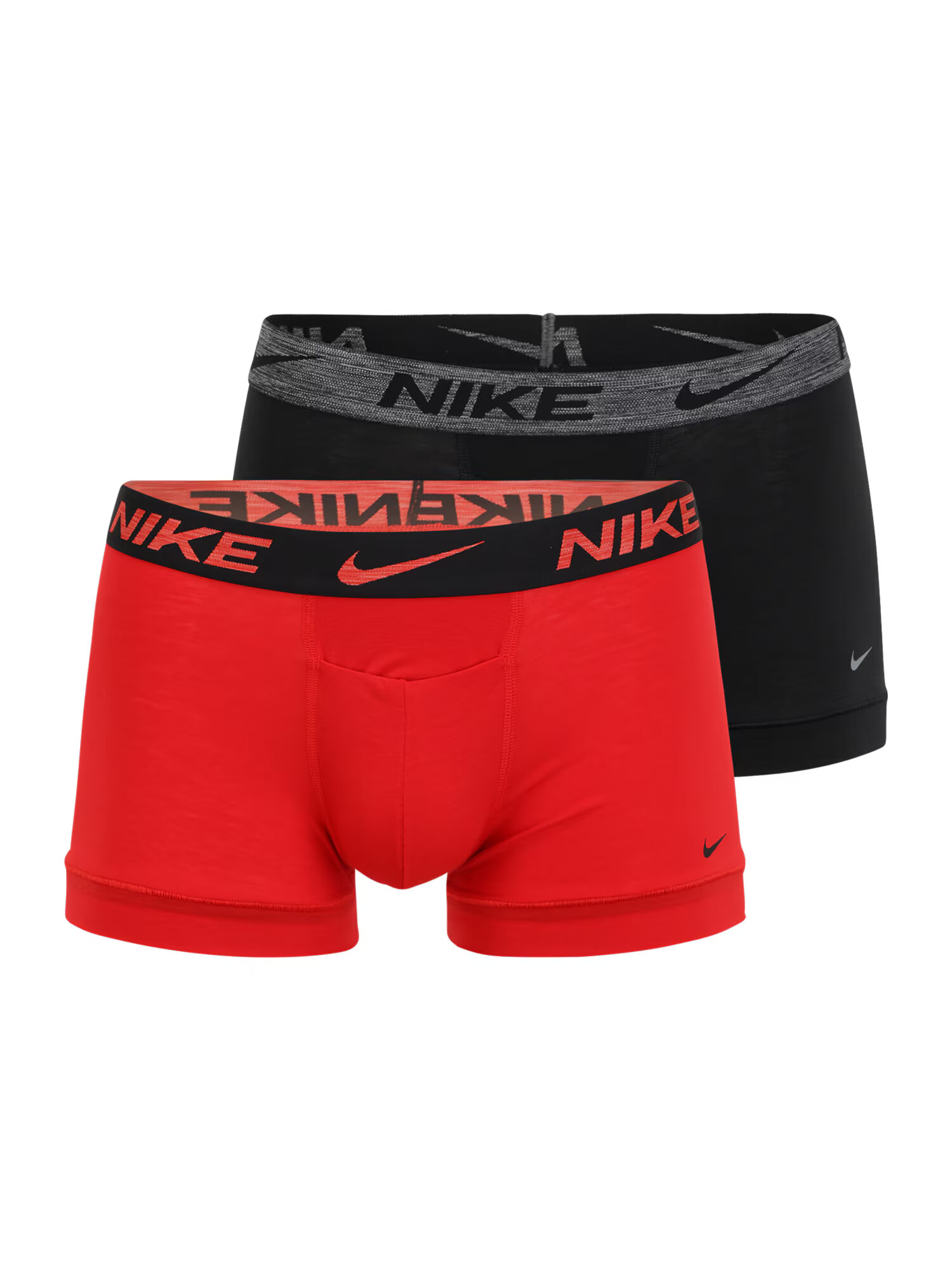 NIKE Športne spodnjice pegasto siva / rdeča / črna - Pepit.si