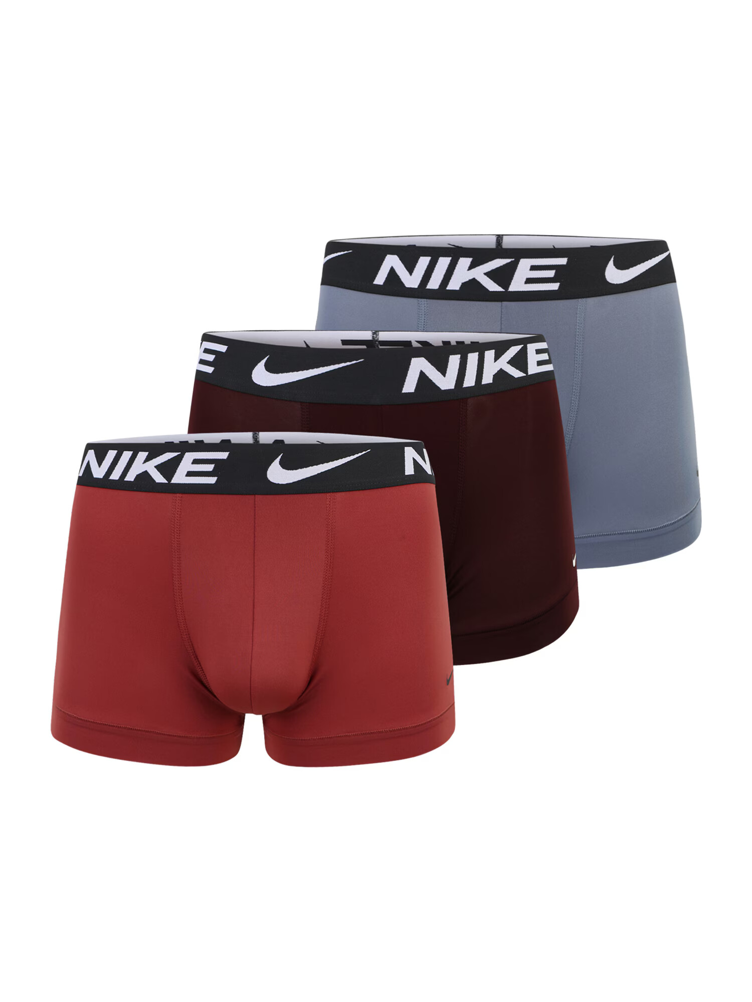 NIKE Športne spodnjice rjasto rjava / kamen / burgund / bela - Pepit.si