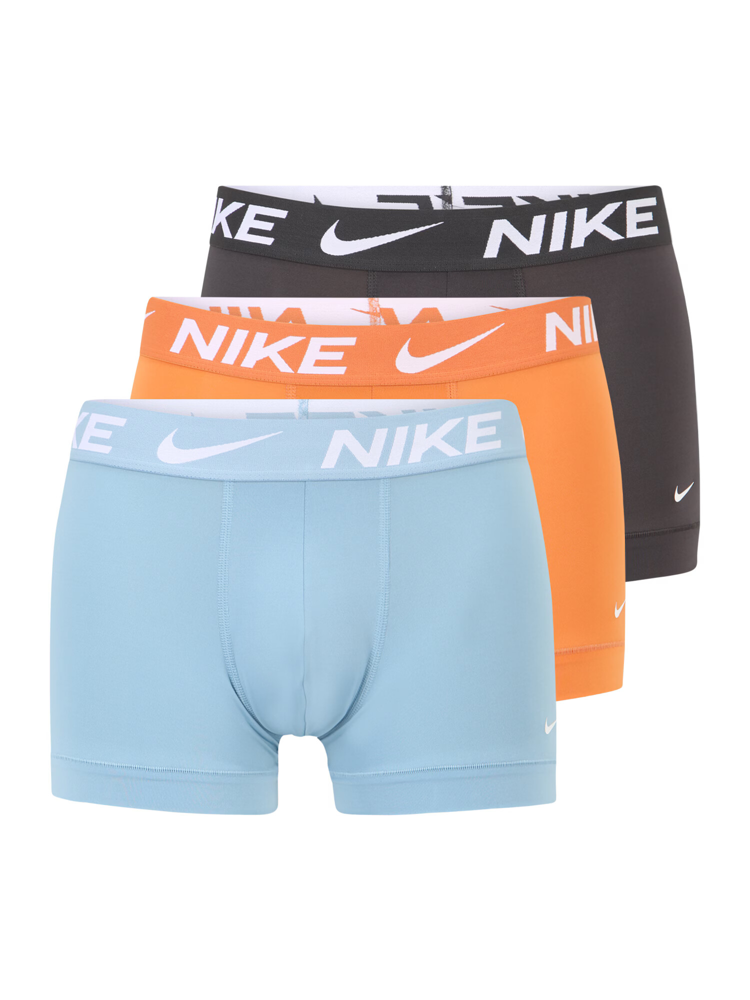 NIKE Boksarice svetlo modra / črna / bela / oranžna - Pepit.si