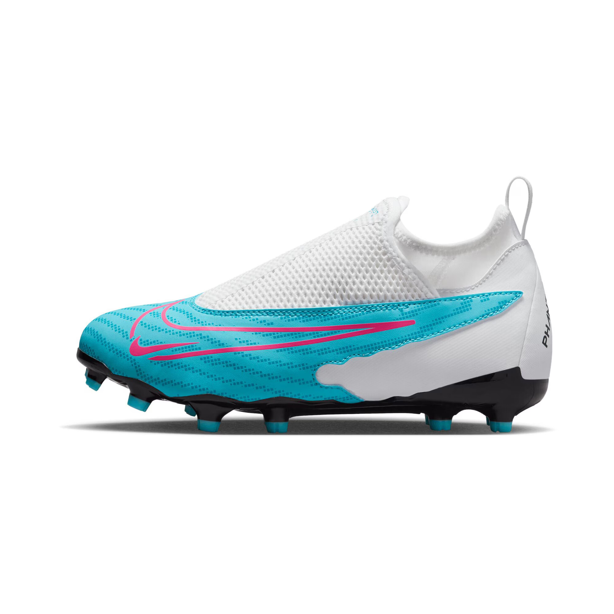 NIKE Športni čevelj 'Phantom GX Academy DF FG/MG' modra / roza / bela - Pepit.si