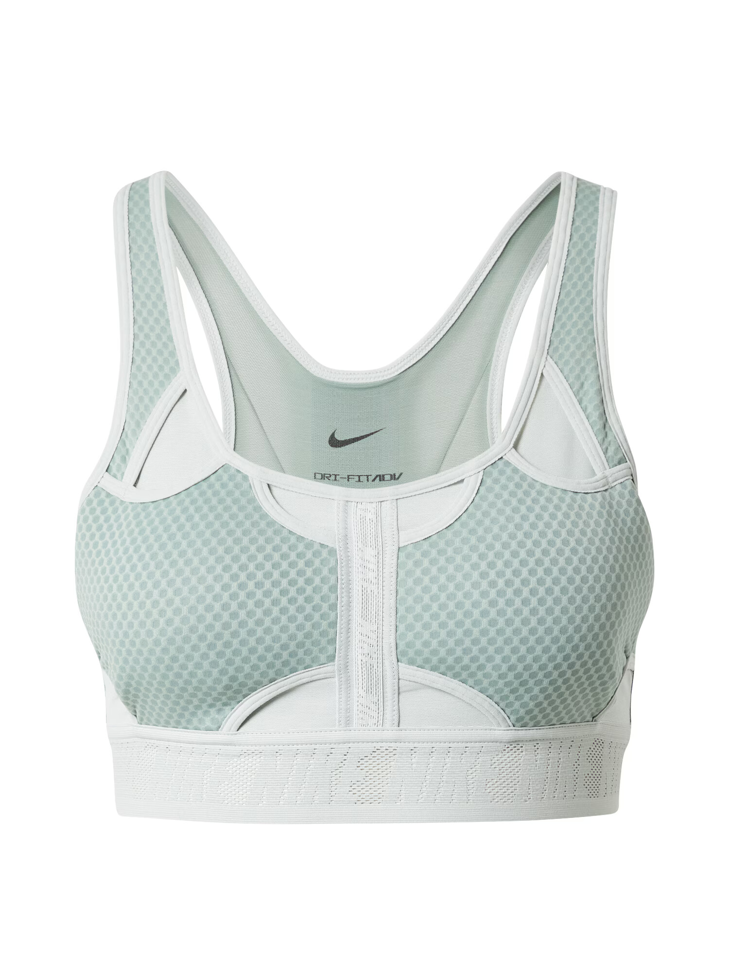 NIKE Športni nederček 'UltraBreathe' pastelno zelena / bela - Pepit.si