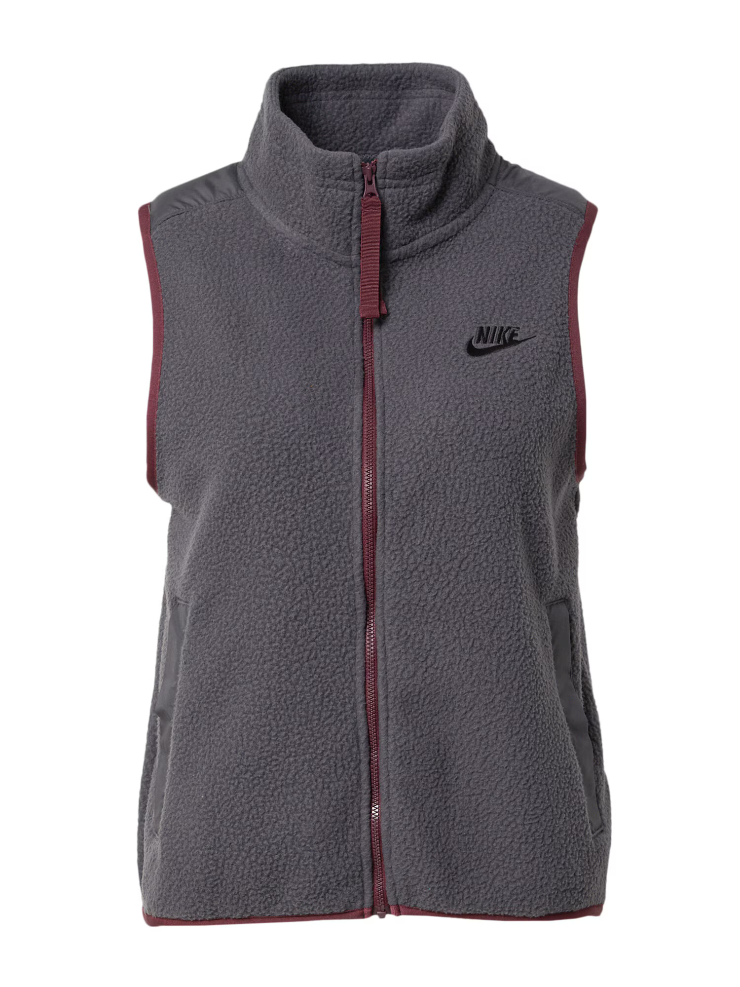 Nike Sportswear Brezrokavnik antracit / temno rdeča - Pepit.si