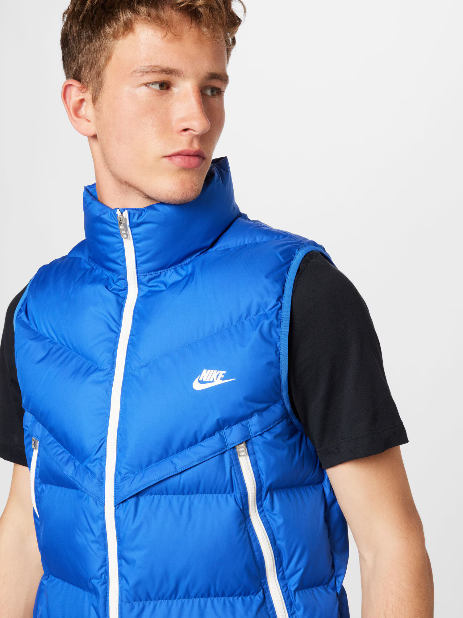 Nike Sportswear Brezrokavnik kraljevo modra / bela - Pepit.si