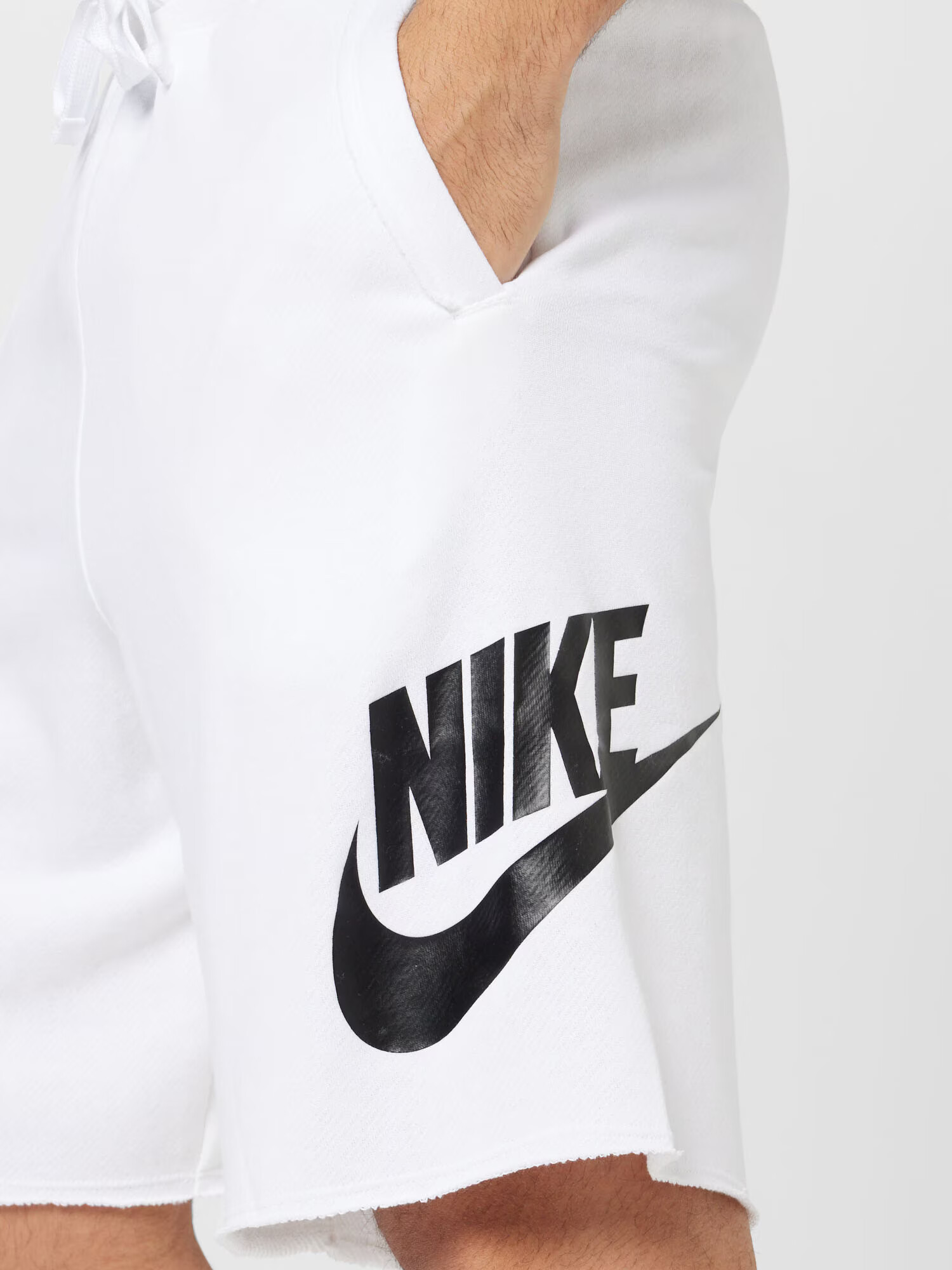 Nike Sportswear Hlače 'Club Alumini' črna / off-bela - Pepit.si