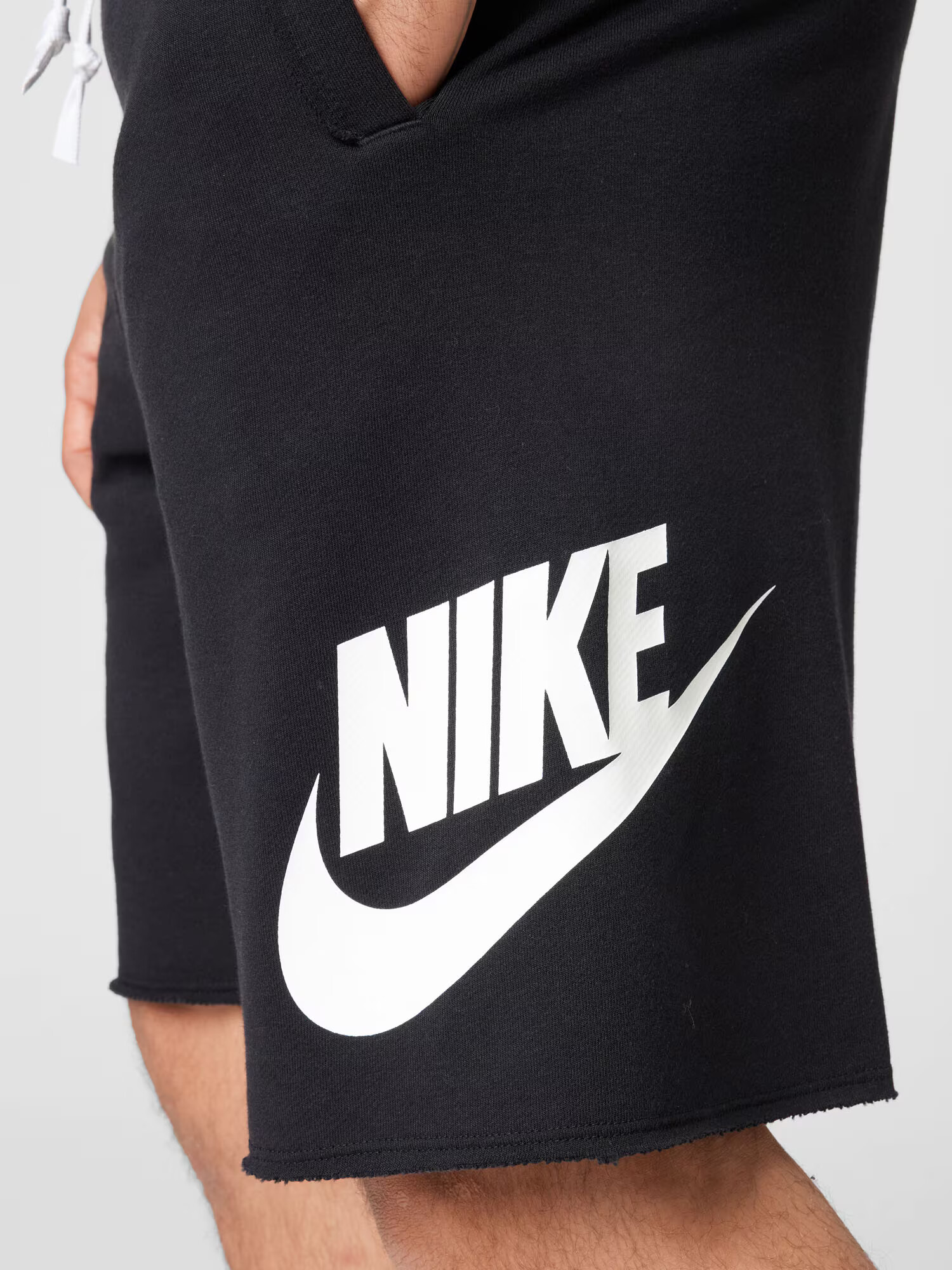 Nike Sportswear Hlače črna / bela - Pepit.si