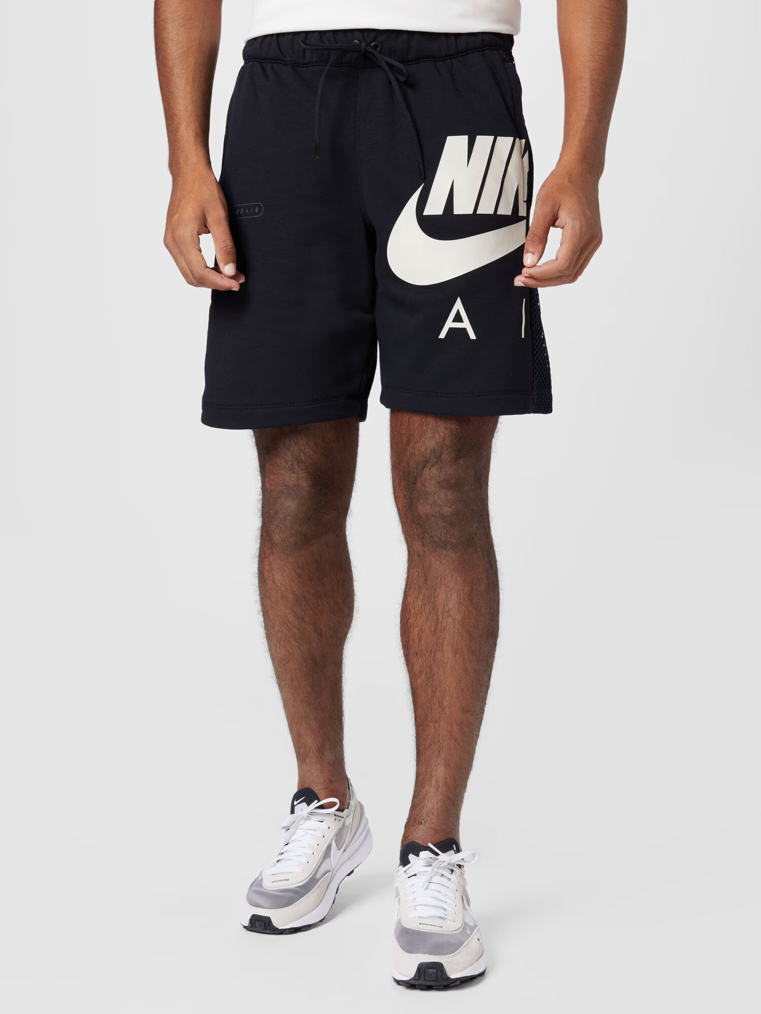 Nike Sportswear Hlače črna / bela - Pepit.si