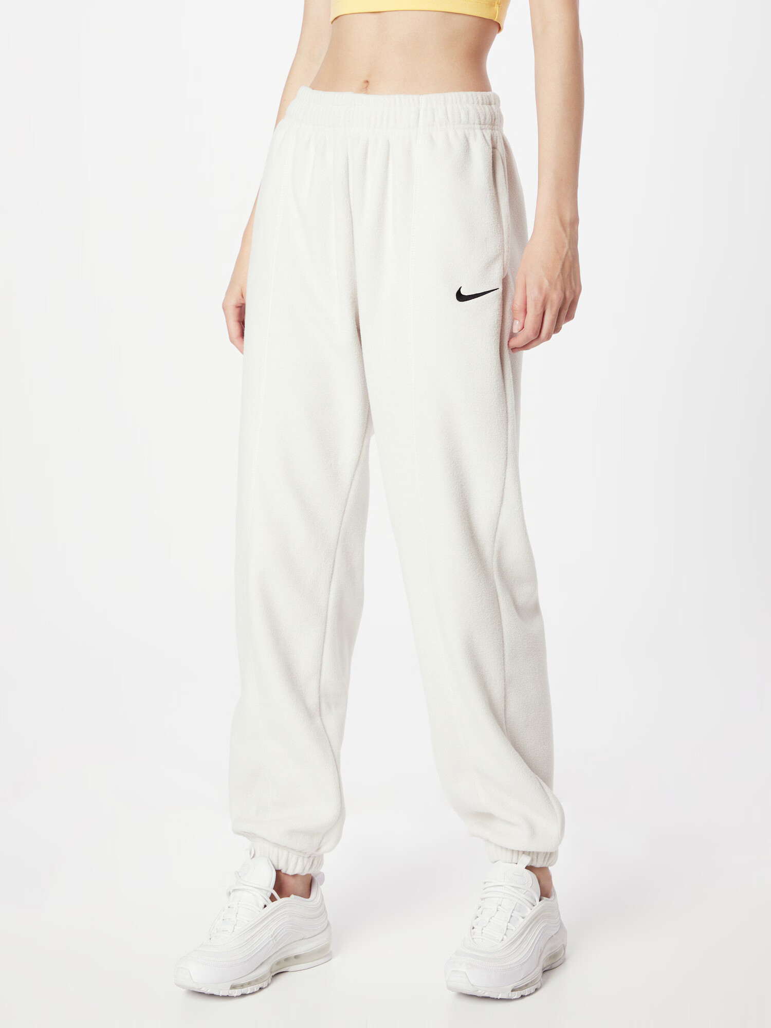 Nike Sportswear Hlače črna / off-bela - Pepit.si