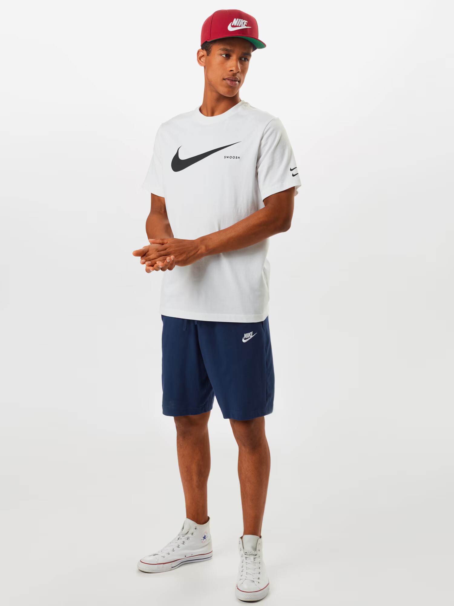 Nike Sportswear Hlače marine / bela - Pepit.si