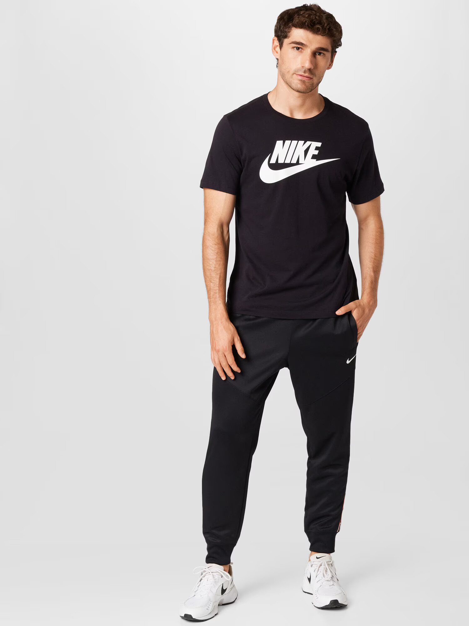 Nike Sportswear Hlače oranžna / črna / bela - Pepit.si