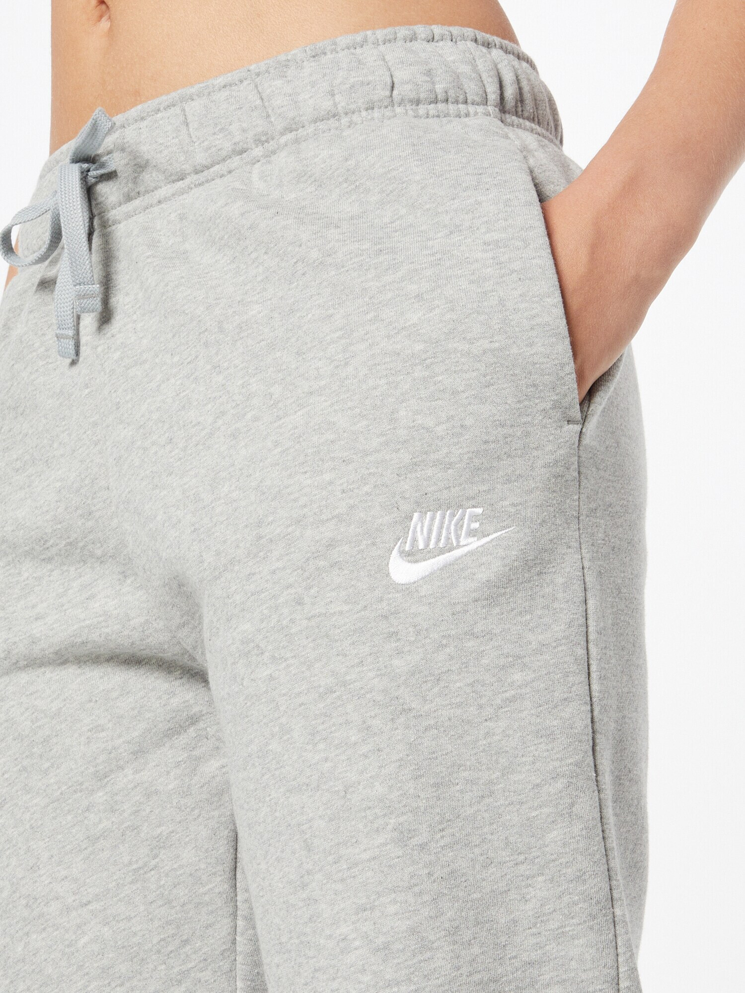 Nike Sportswear Hlače pegasto siva / bela - Pepit.si