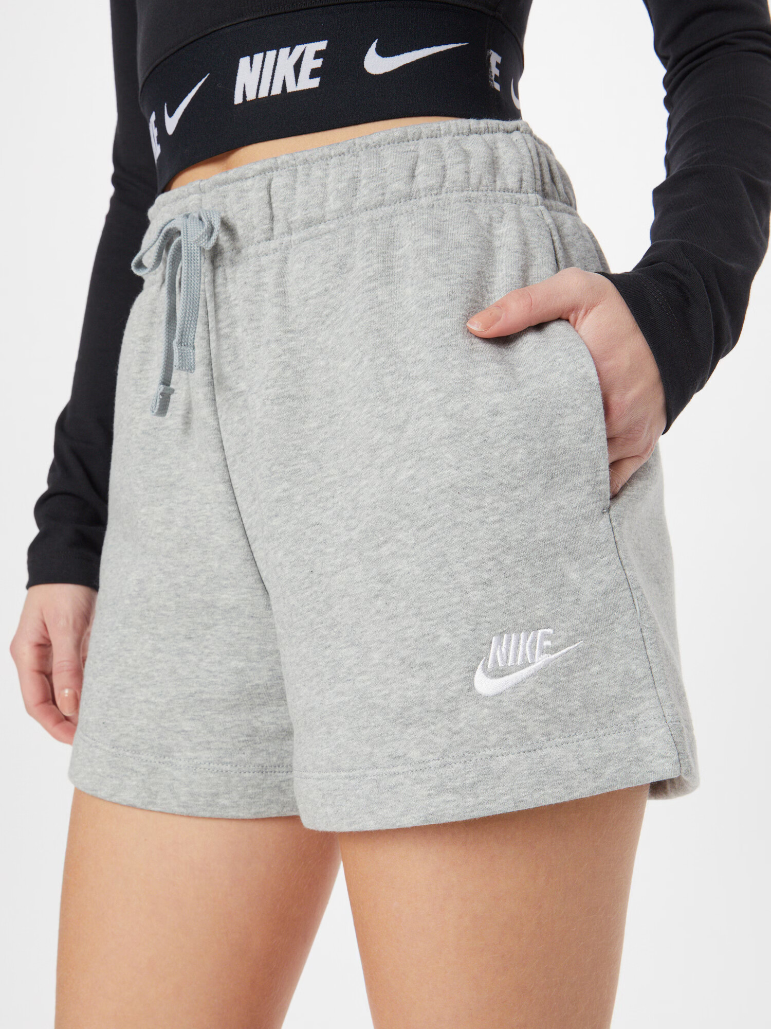 Nike Sportswear Hlače pegasto siva / bela - Pepit.si