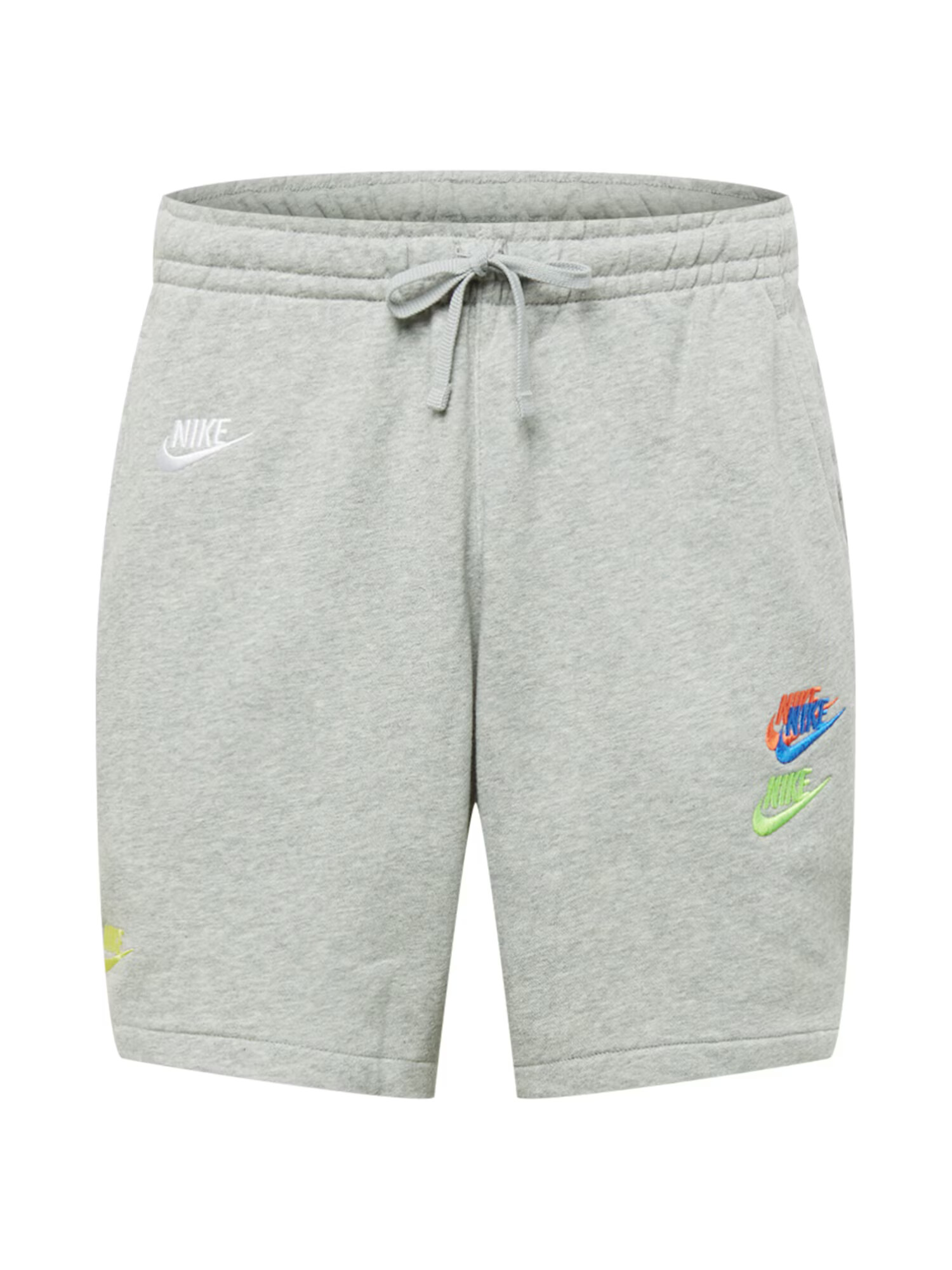 Nike Sportswear Hlače pegasto siva / bela / svetlo oranžna / nebeško modra / svetlo zelena - Pepit.si