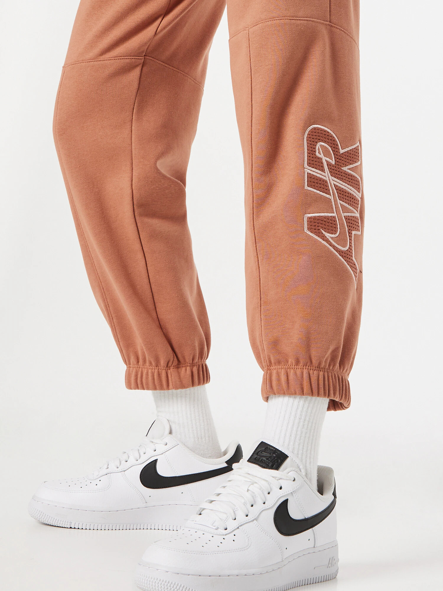 Nike Sportswear Hlače rosé / bela - Pepit.si