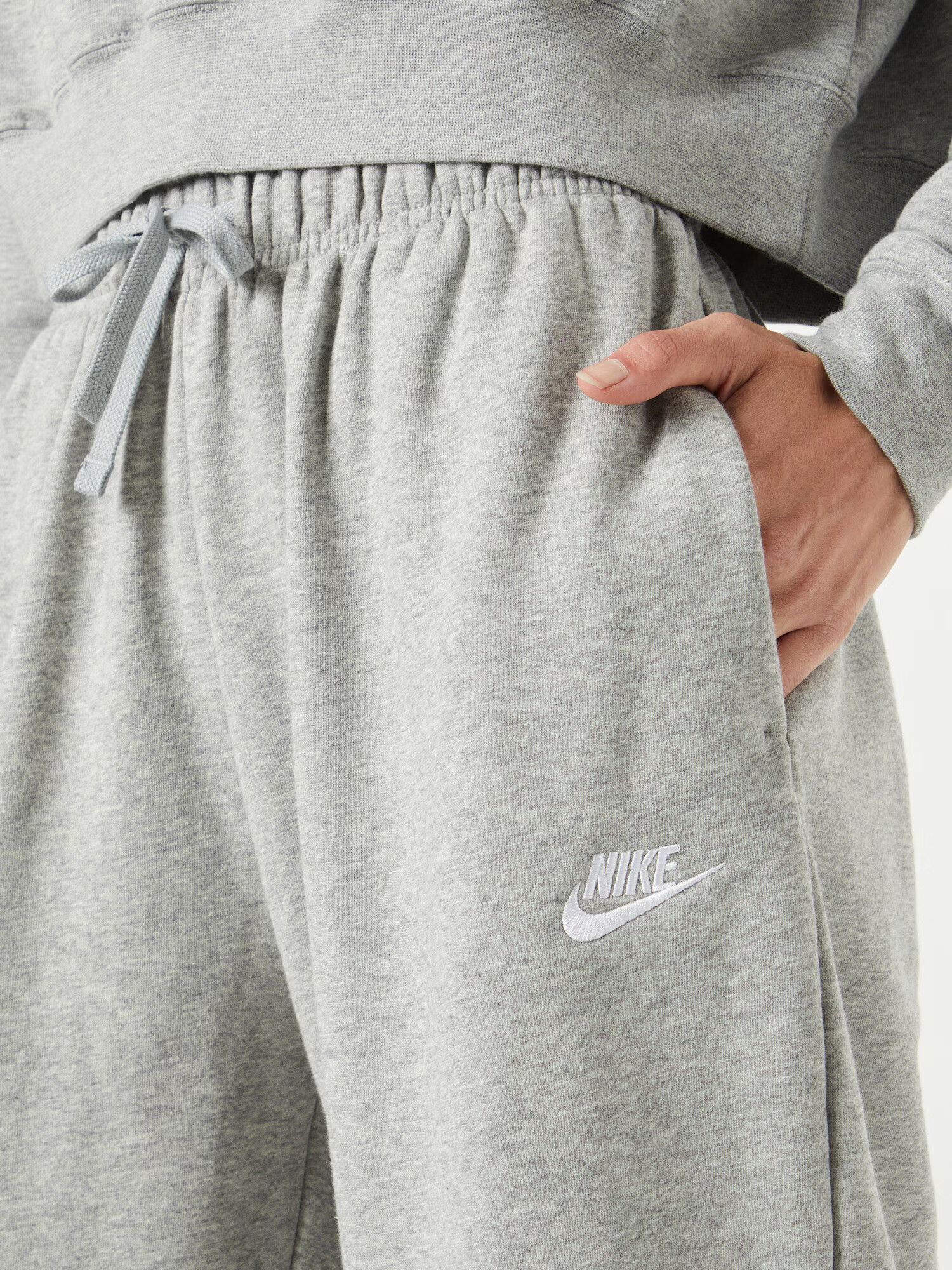 Nike Sportswear Hlače temno siva / bela - Pepit.si