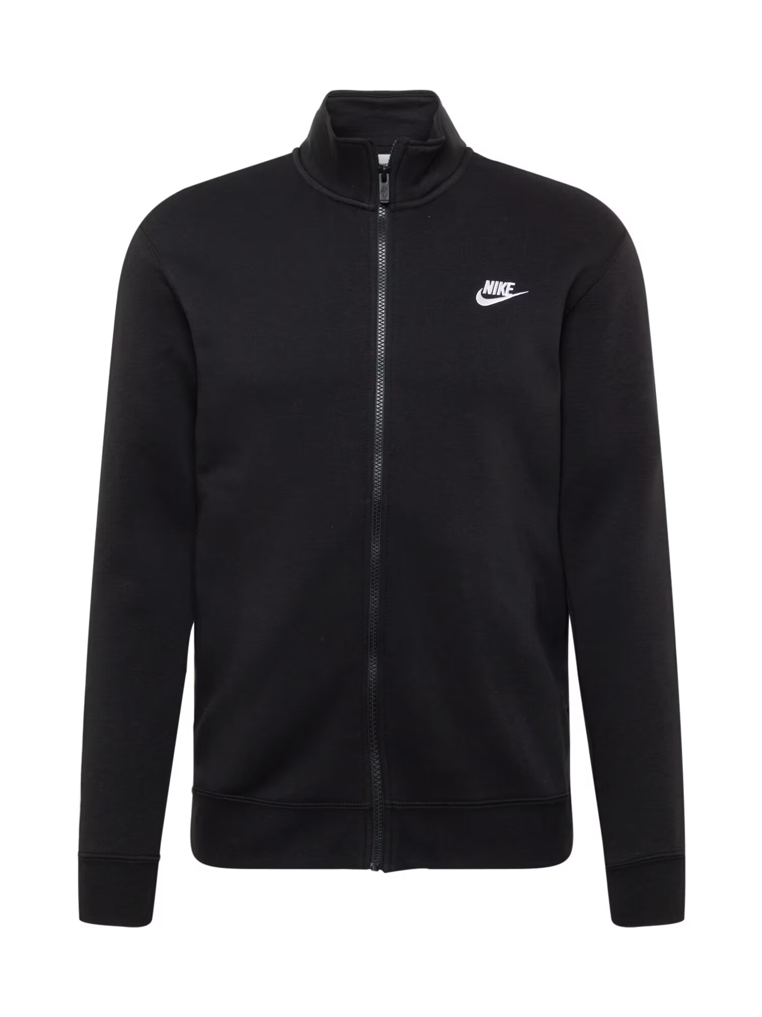 Nike Sportswear Jopa na zadrgo črna / bela - Pepit.si