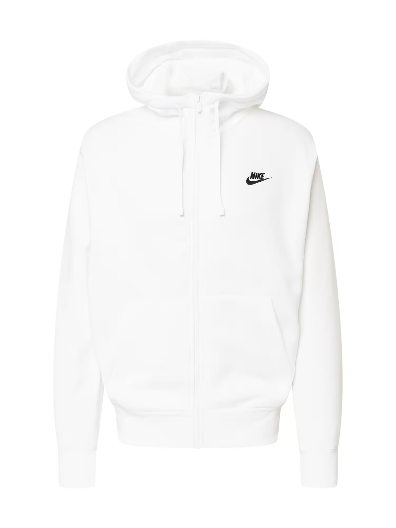 Nike Sportswear Jopa na zadrgo črna / bela - Pepit.si