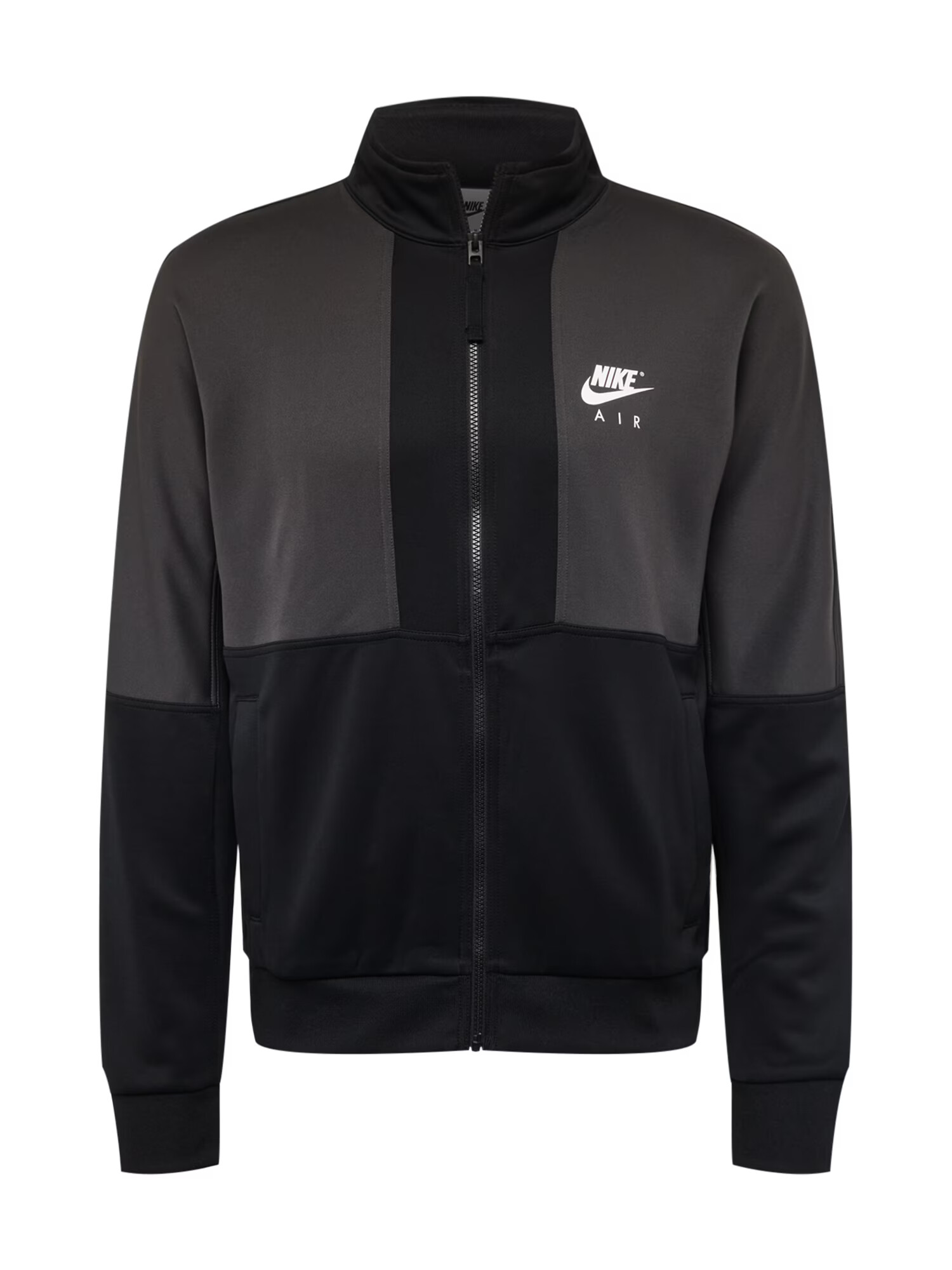 Nike Sportswear Jopa na zadrgo črna / temno siva / bela - Pepit.si