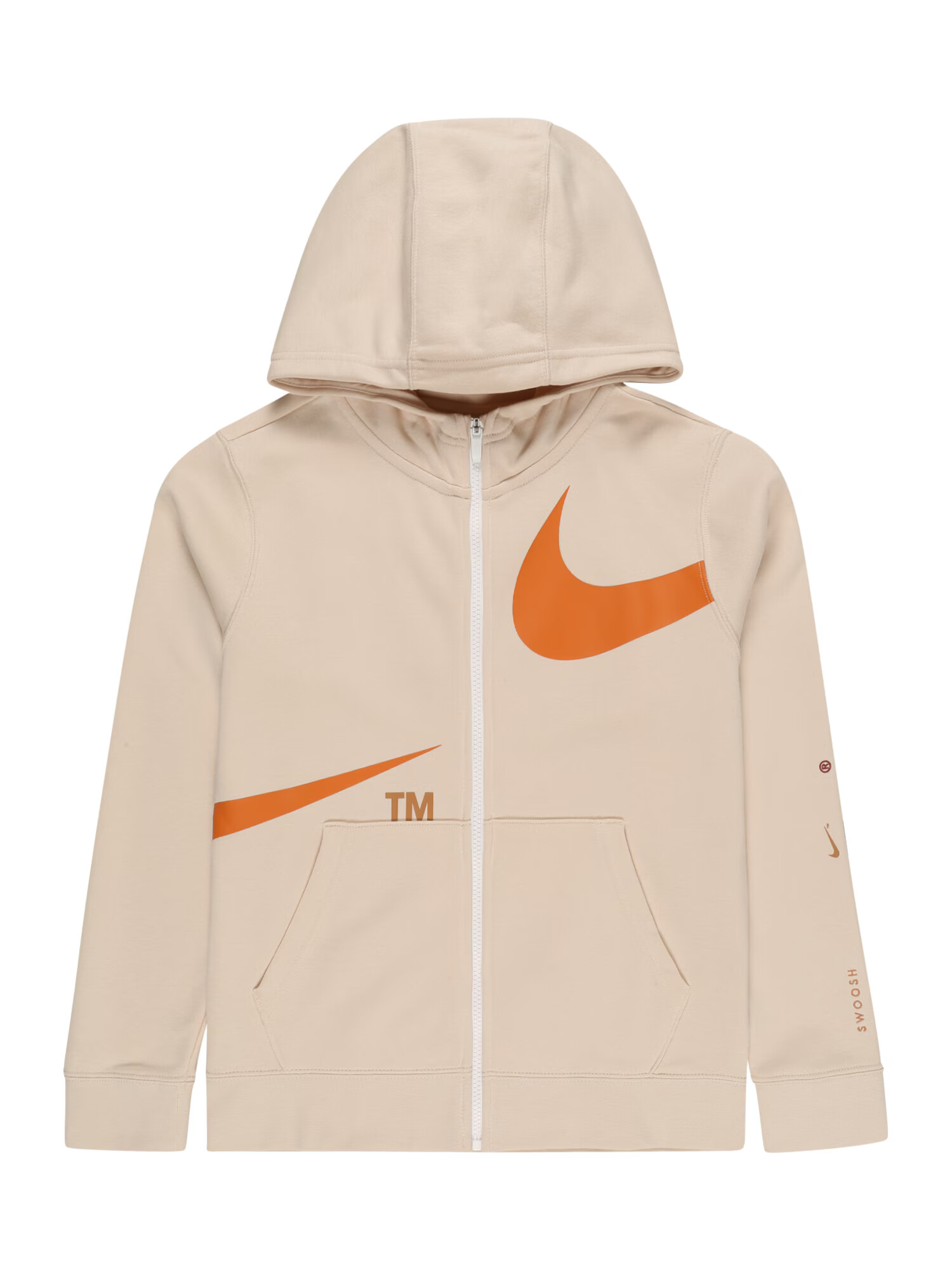 Nike Sportswear Jopa na zadrgo kari / bež - Pepit.si