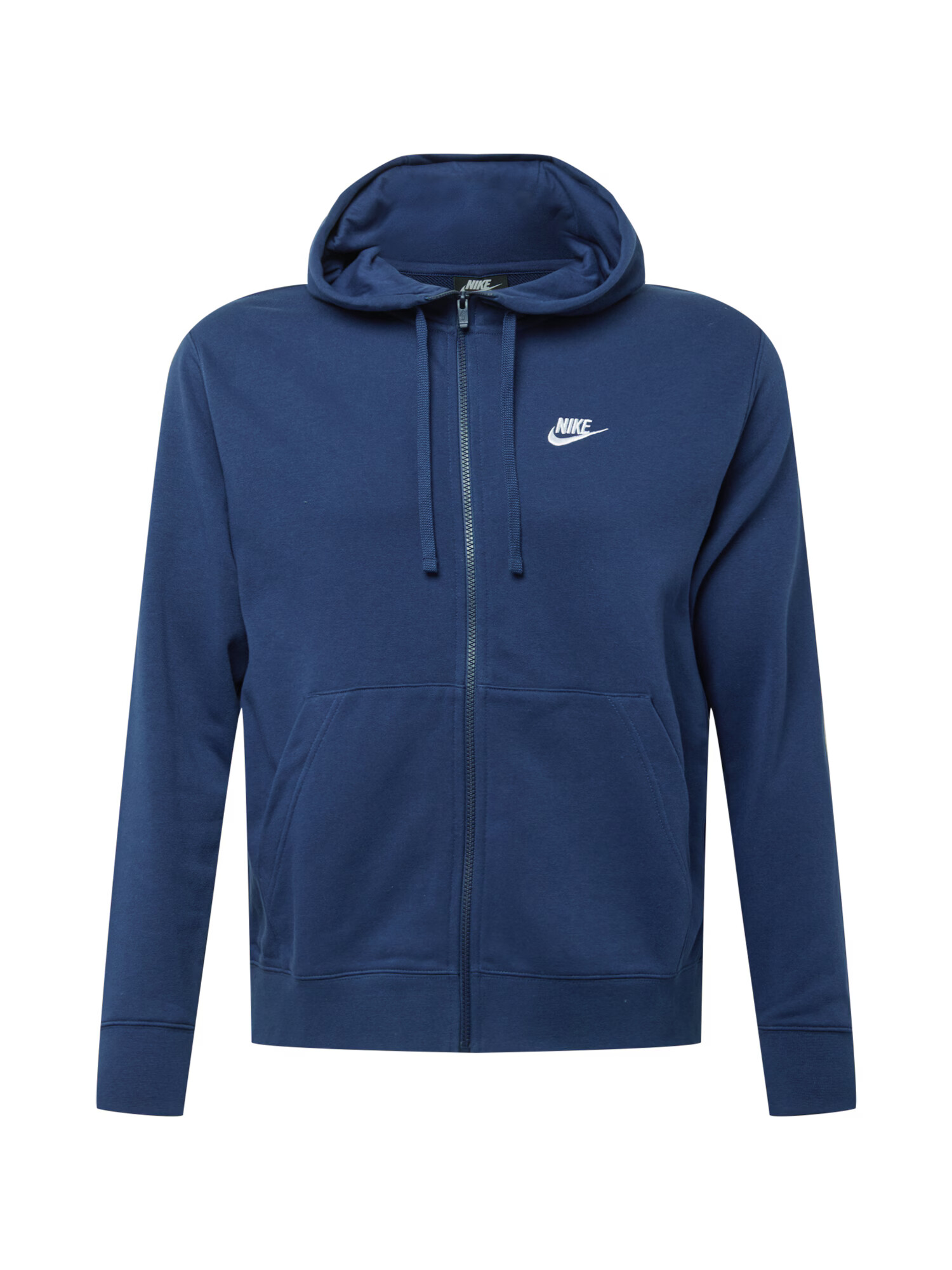 Nike Sportswear Jopa na zadrgo mornarska / bela - Pepit.si