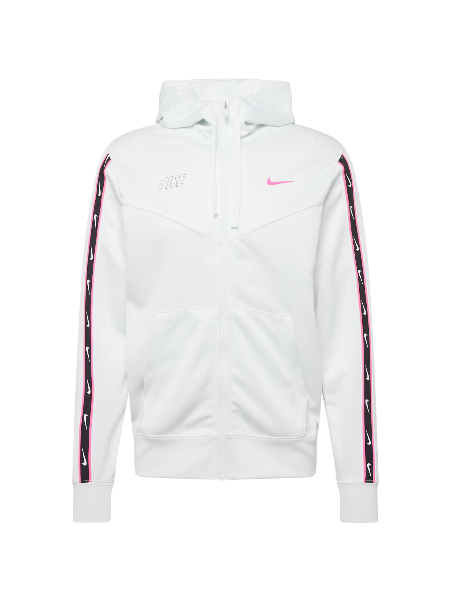 Nike Sportswear Jopa na zadrgo 'Repeat' lila / črna / bela - Pepit.si