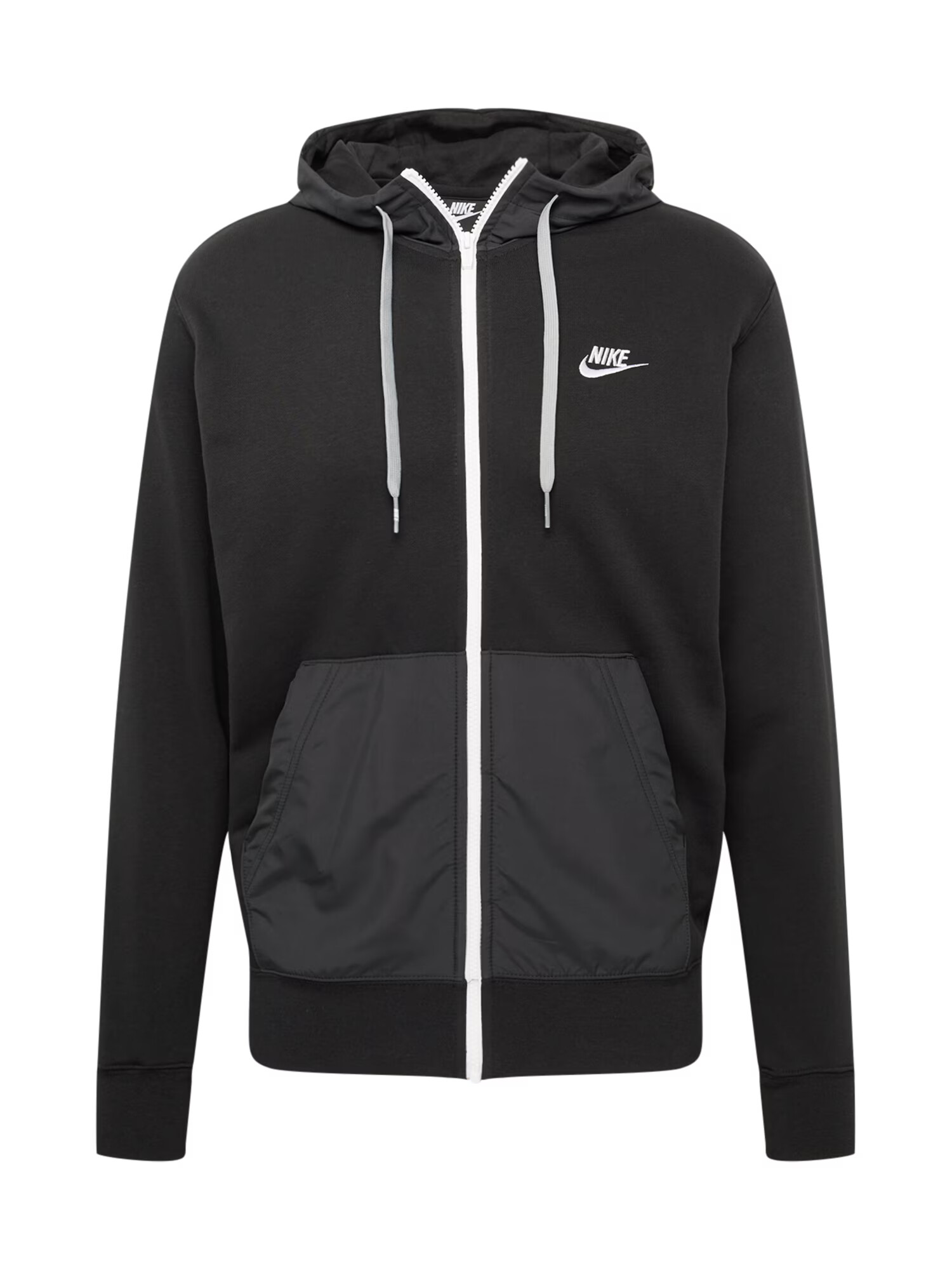 Nike Sportswear Jopa na zadrgo temno siva / črna - Pepit.si