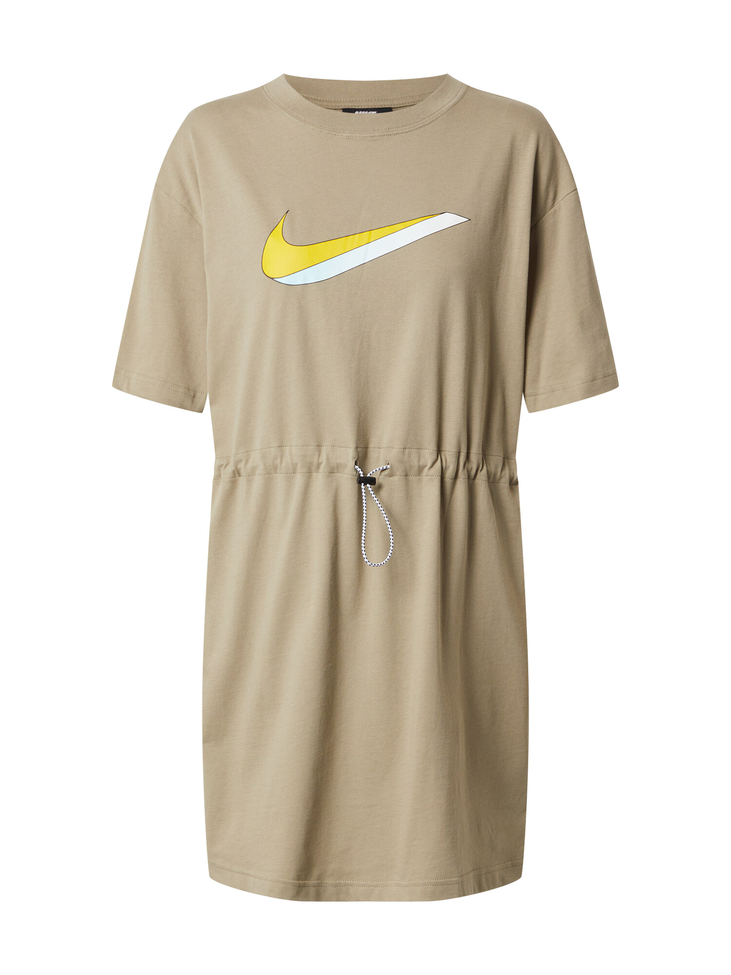 Nike Sportswear Obleka svetlo rjava / rumena / bela - Pepit.si