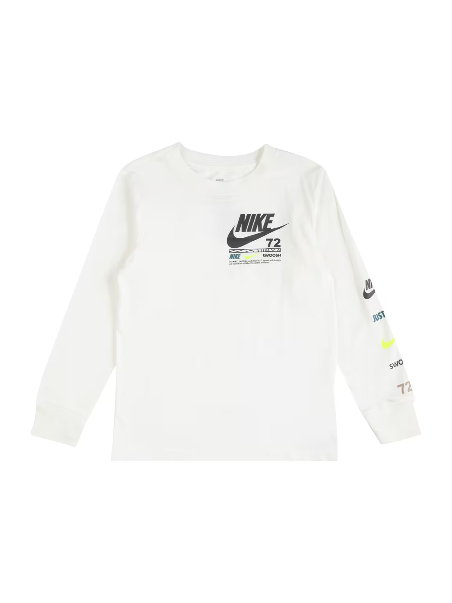 Nike Sportswear Majica apno / petrol / črna / off-bela - Pepit.si