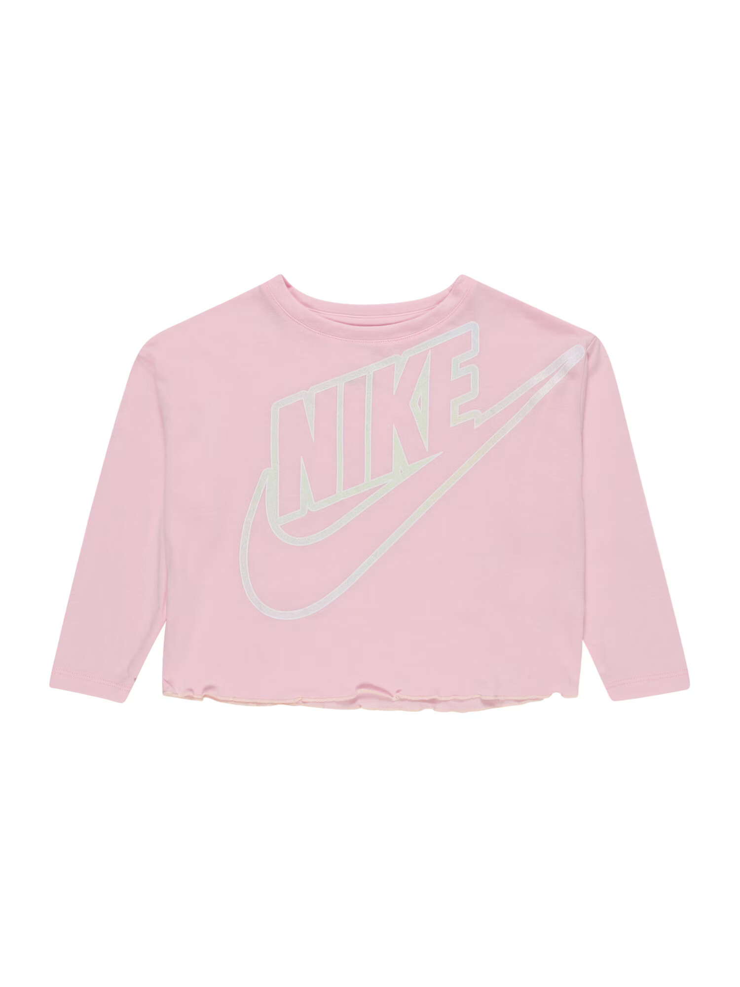 Nike Sportswear Shirt 'AURA' srebrno-siva / roza - Pepit.si