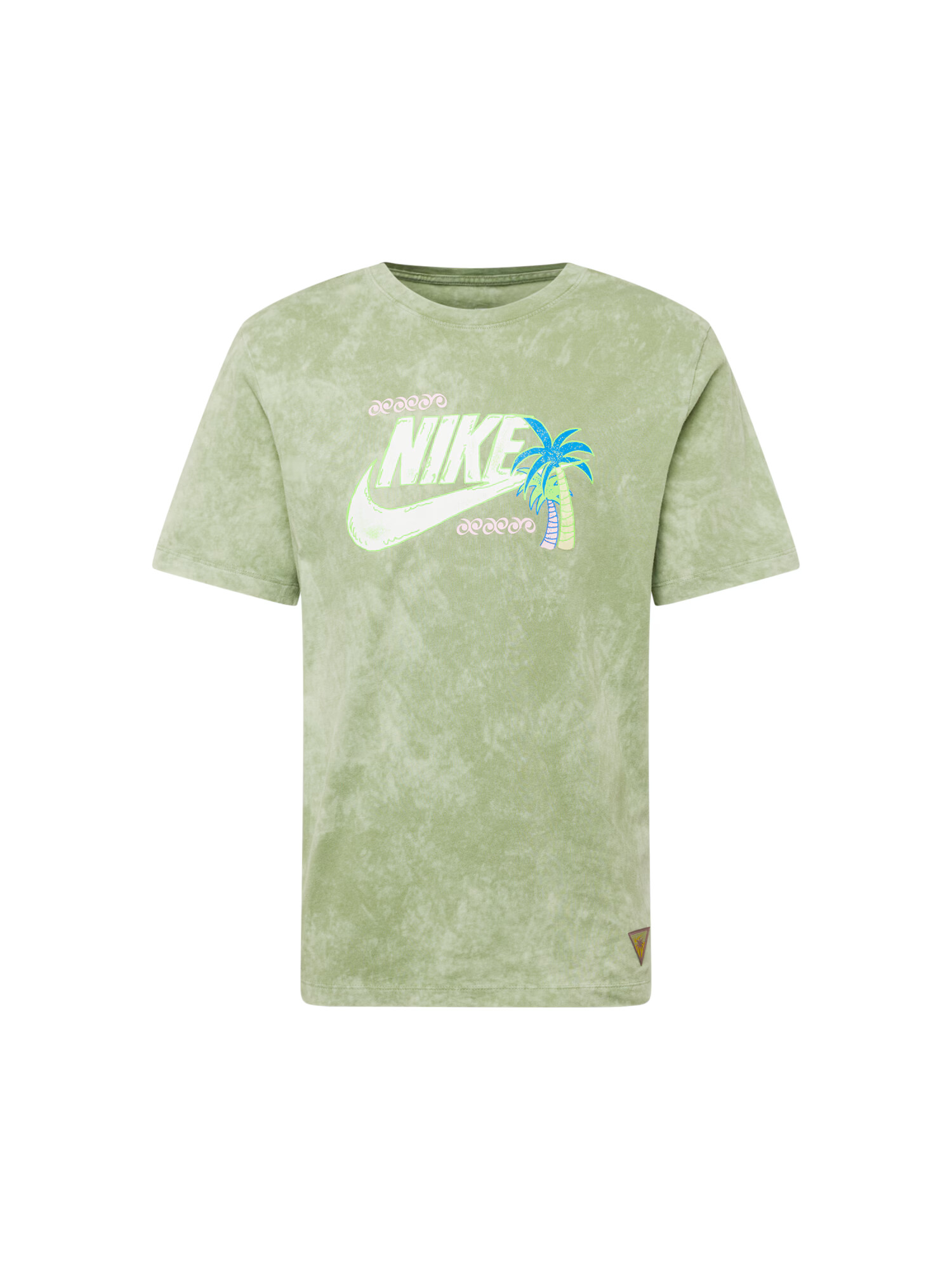 Nike Sportswear Majica 'BEACH PARTY' turkizna / oliva / bela - Pepit.si