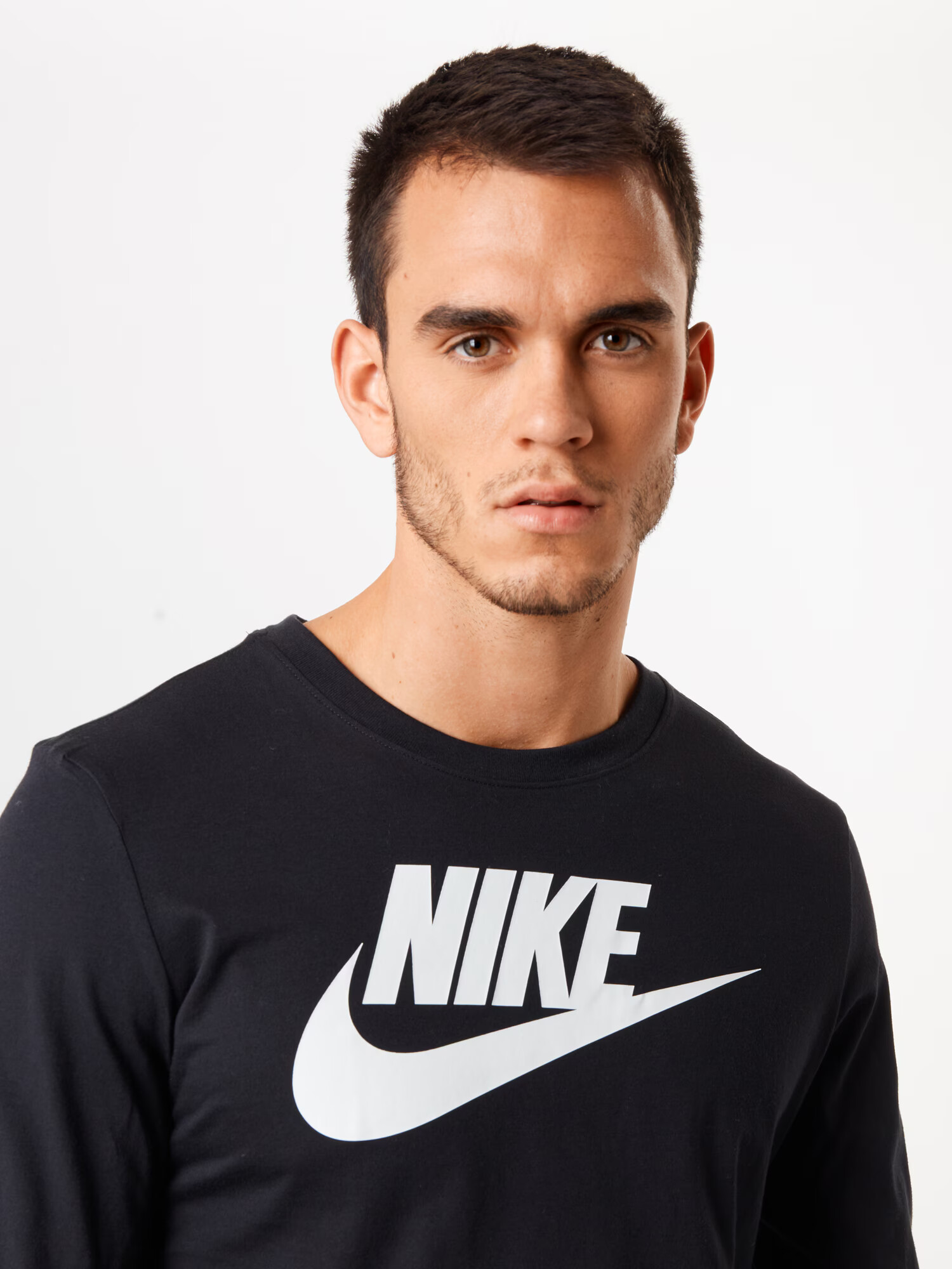 Nike Sportswear Majica črna / bela - Pepit.si