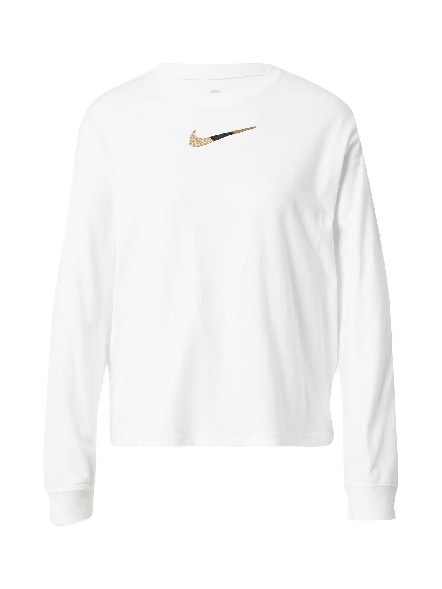 Nike Sportswear Majica bela / črna / bež / pesek - Pepit.si