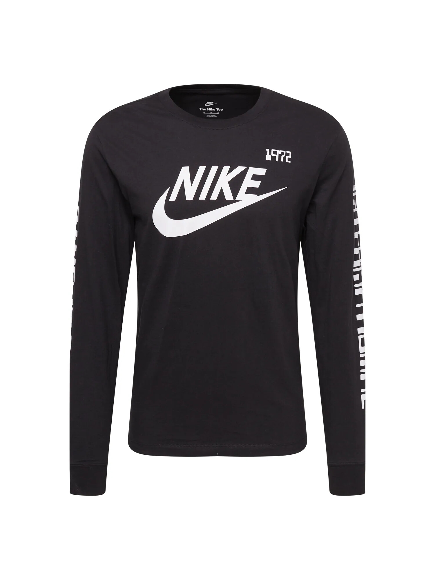 Nike Sportswear Majica črna / bela - Pepit.si