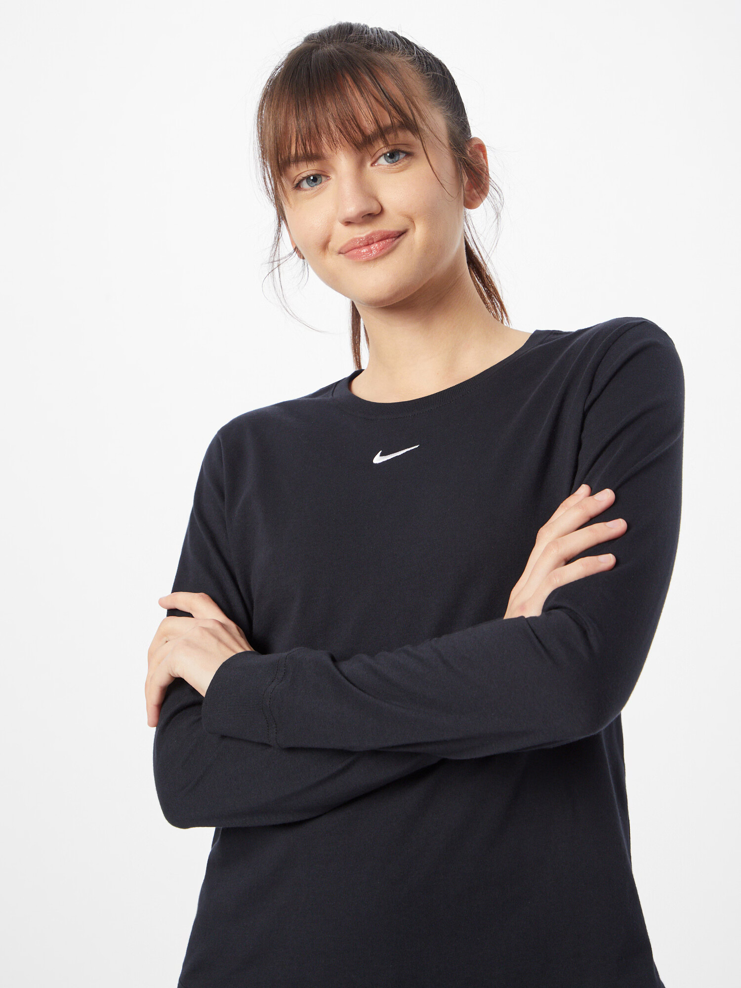 Nike Sportswear Majica črna / bela - Pepit.si