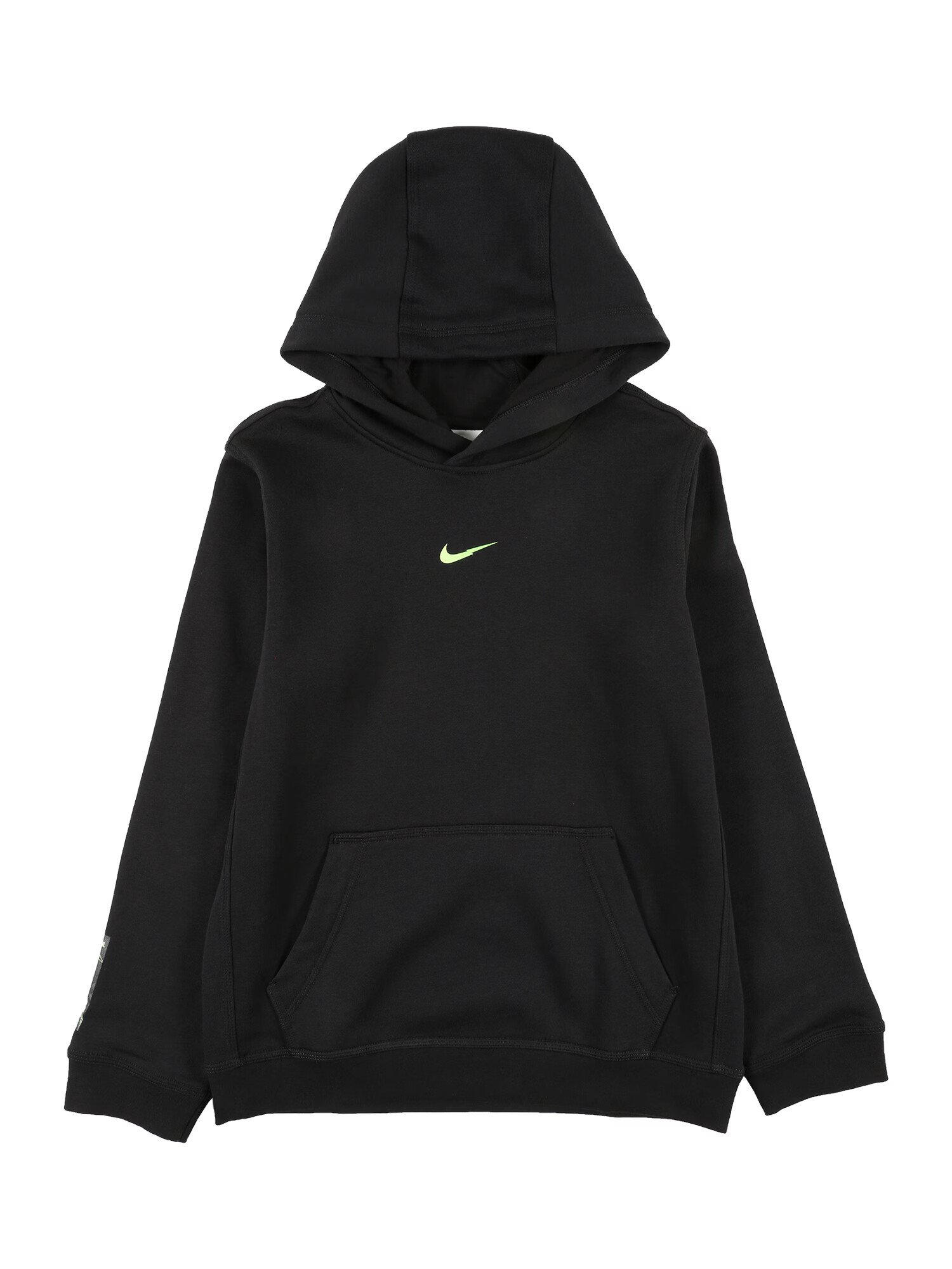 Nike Sportswear Majica črna / neonsko zelena - Pepit.si