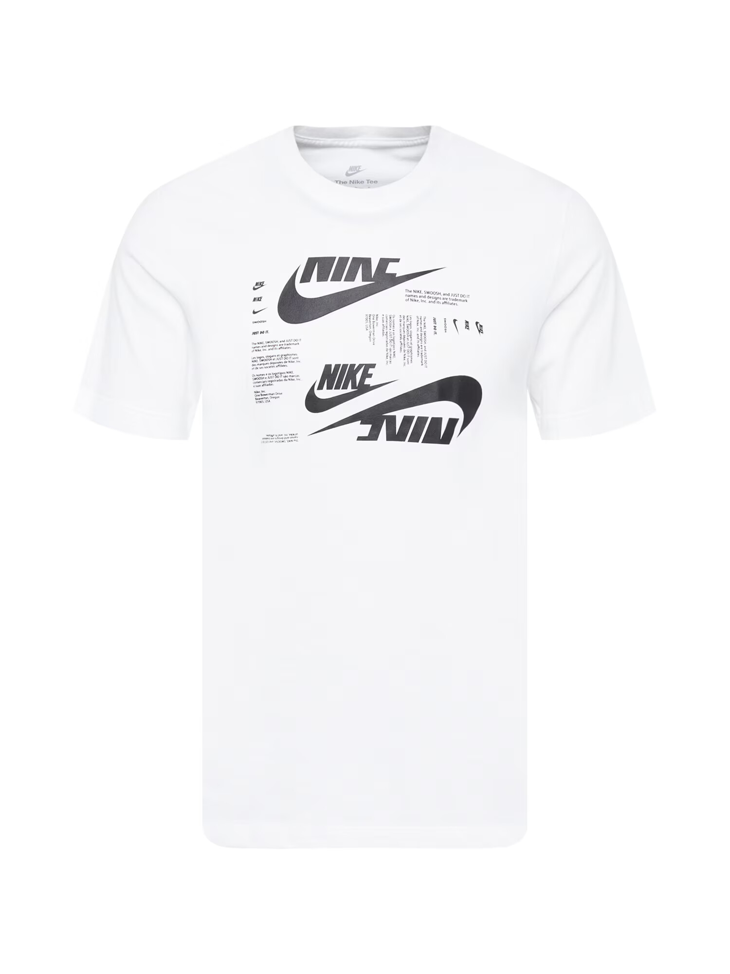 Nike Sportswear Majica črna / off-bela - Pepit.si