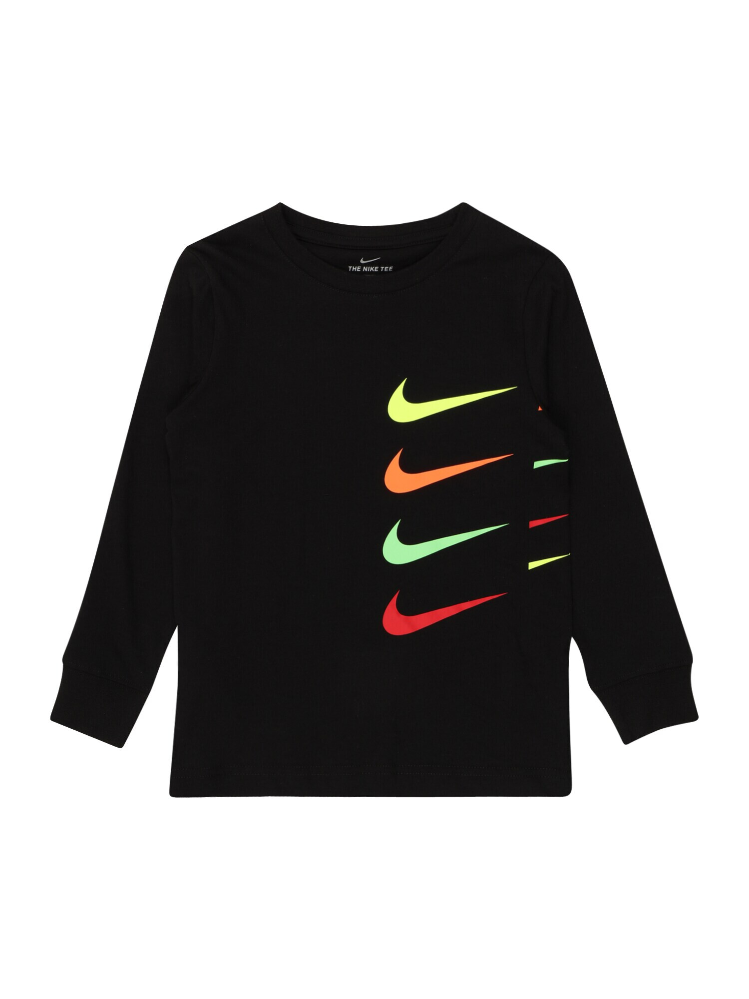 Nike Sportswear Majica črna / rumena / oranžna / svetlo zelena / rdeča - Pepit.si