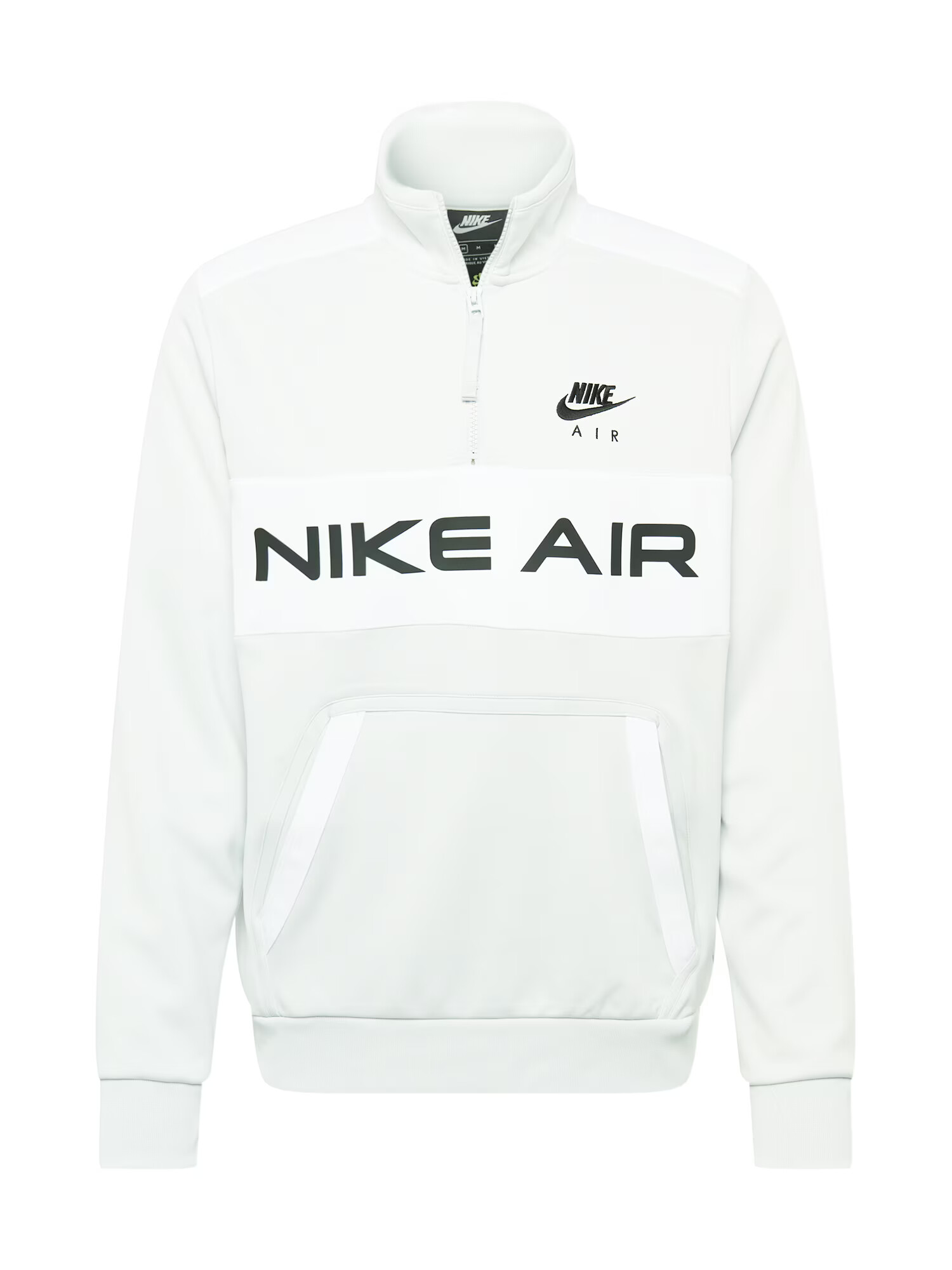 Nike Sportswear Majica svetlo siva / črna / bela - Pepit.si