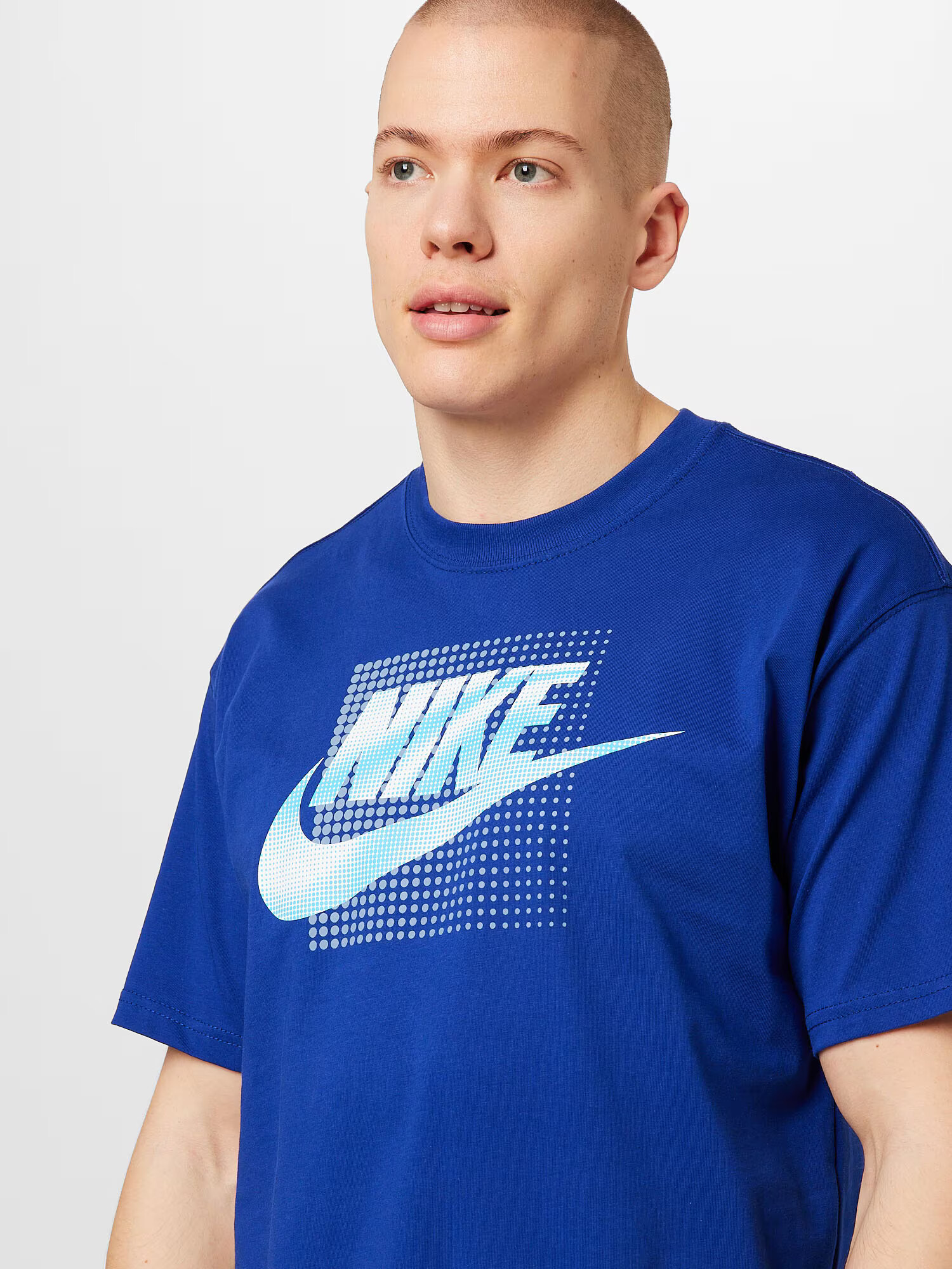 Nike Sportswear Majica kraljevo modra / nebeško modra / bela - Pepit.si